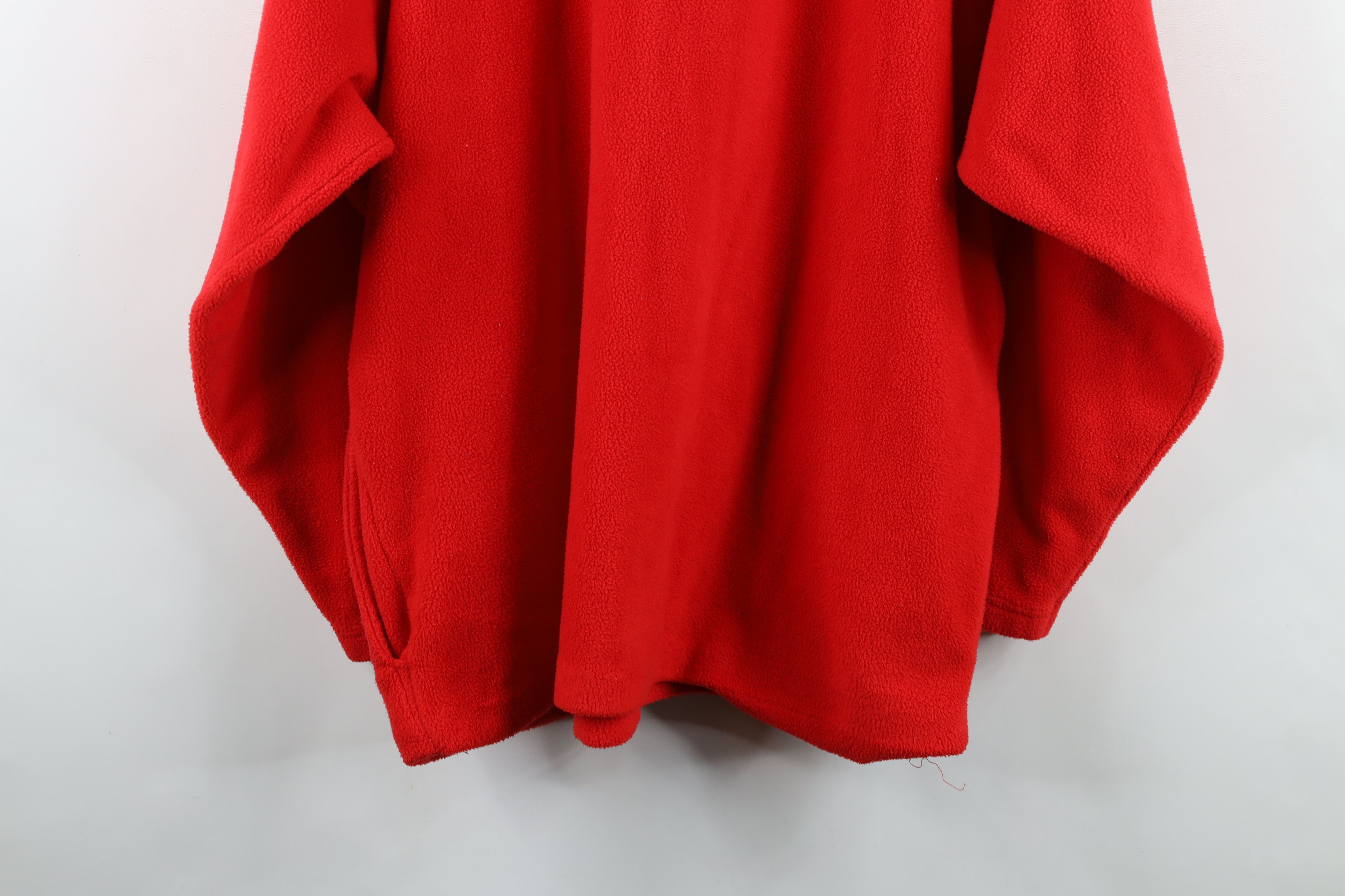 Vintage Vintage 90s Ohio State University Half Zip Fleece Sweater Size US L / EU 52-54 / 3 - 13 Thumbnail