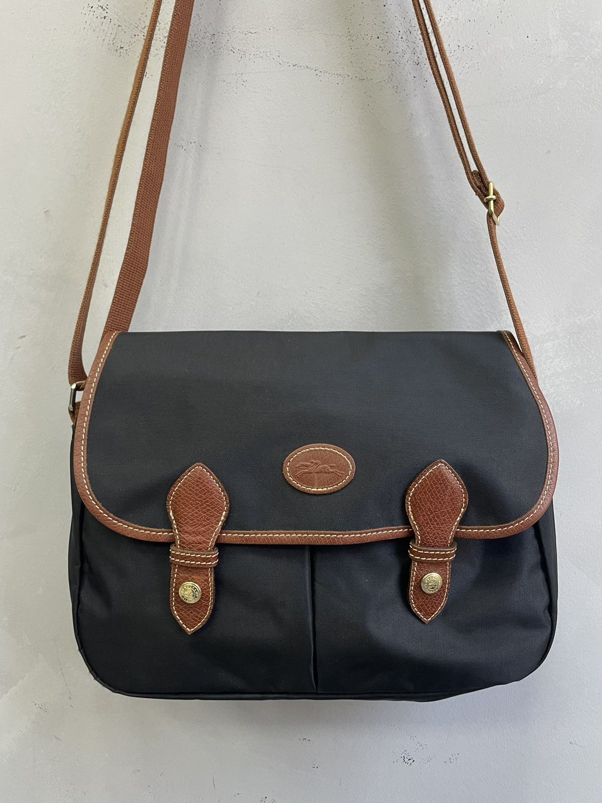 Longchamp Longchamp oversized leather tote bag vintage France 90s Size ONE SIZE - 2 Thumbnail