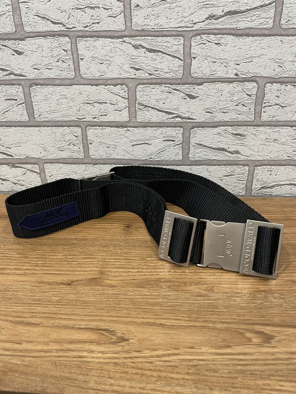 A-COLD-WALL* A-COLD-WALL Industrial Webbing Black Nylon Belt ACW Size ONE SIZE - 1 Thumbnail