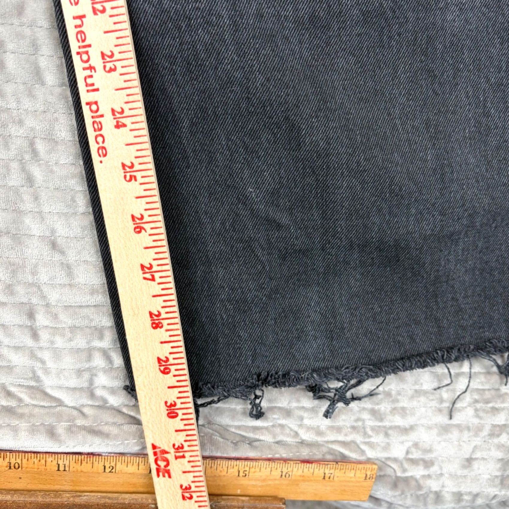 Veronica Beard VERONICA BEARD Jeans Womens 30 Black Taylor Relaxed Wide Leg High Rise Washed Size Size 30" / US 8 / IT 44 - 4 Thumbnail