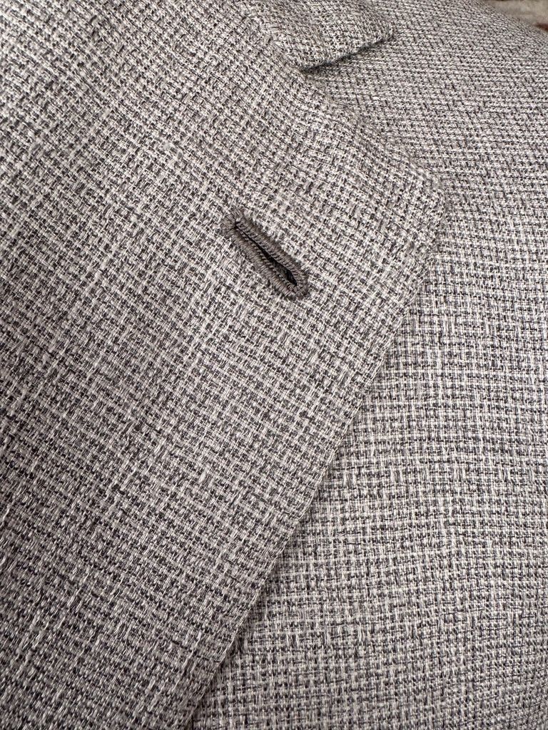 Kiton KITON JACKET BLAZER CASHMERE/SILK GREY SUMMER SHORT JACKET Size 36S - 3 Thumbnail