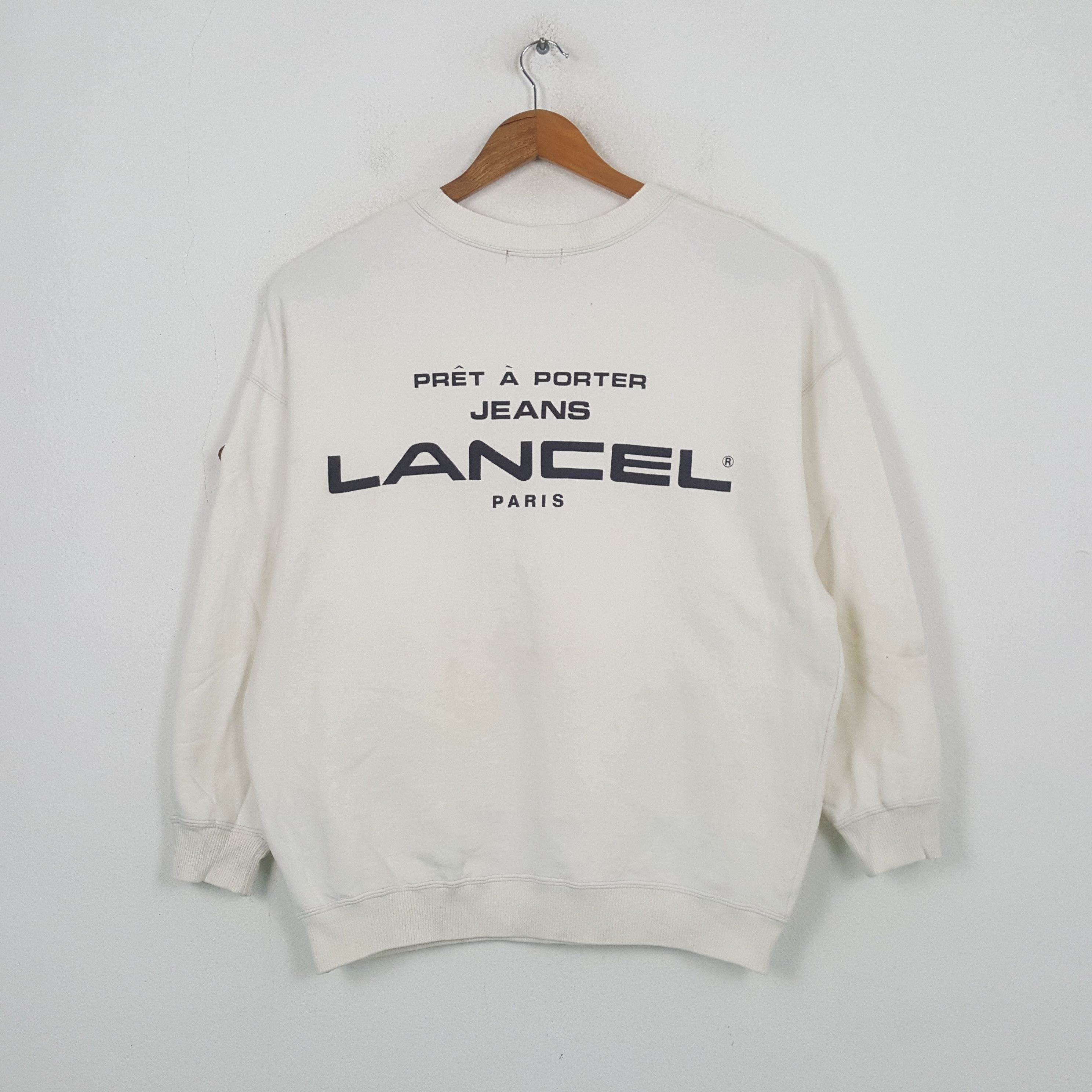 Lancel Vintage Lancel Paris Fashion Brand Sweatshirt C296N15 Size US L / EU 52-54 / 3 - 1 Thumbnail