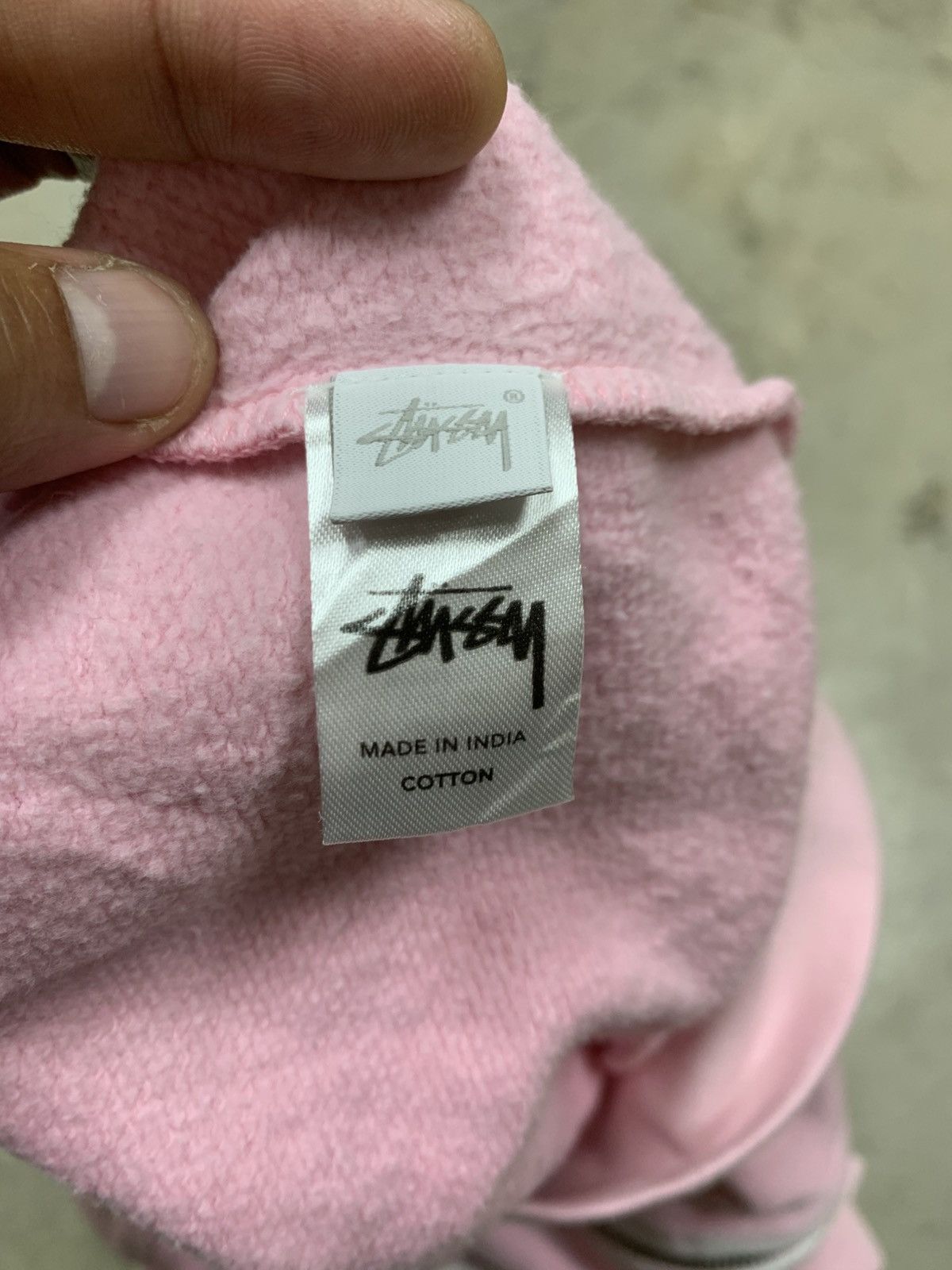 Stussy Stussy Distressed Stock Tie Die Lilac Baggy Hoodie Size US XXL / EU 58 / 5 - 20 Thumbnail