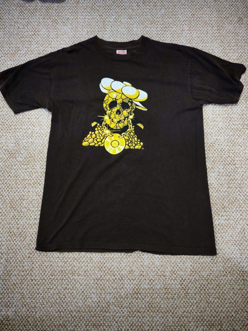Supreme Supreme 2001 Skull Tee Breaks & Beats Rare Vintage Size US M / EU 48-50 / 2 - 1 Thumbnail