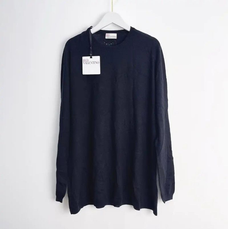 Valentino Valentino Men's Black Pullover Sweater 0089 Size US L / EU 52-54 / 3 - 1 Thumbnail