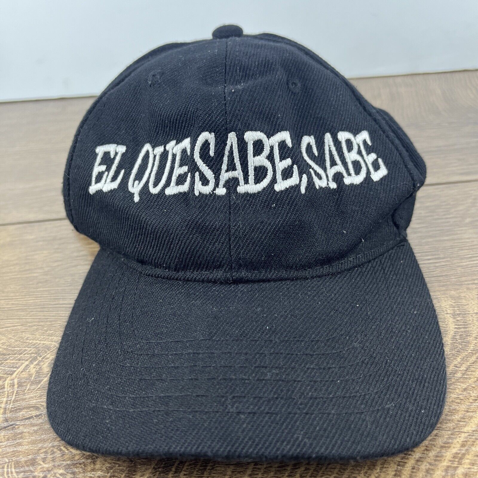 Other El Quesabe Sabe Hat Black Hat Adjustable Adult Size Hat Blac Size ONE SIZE - 3 Thumbnail