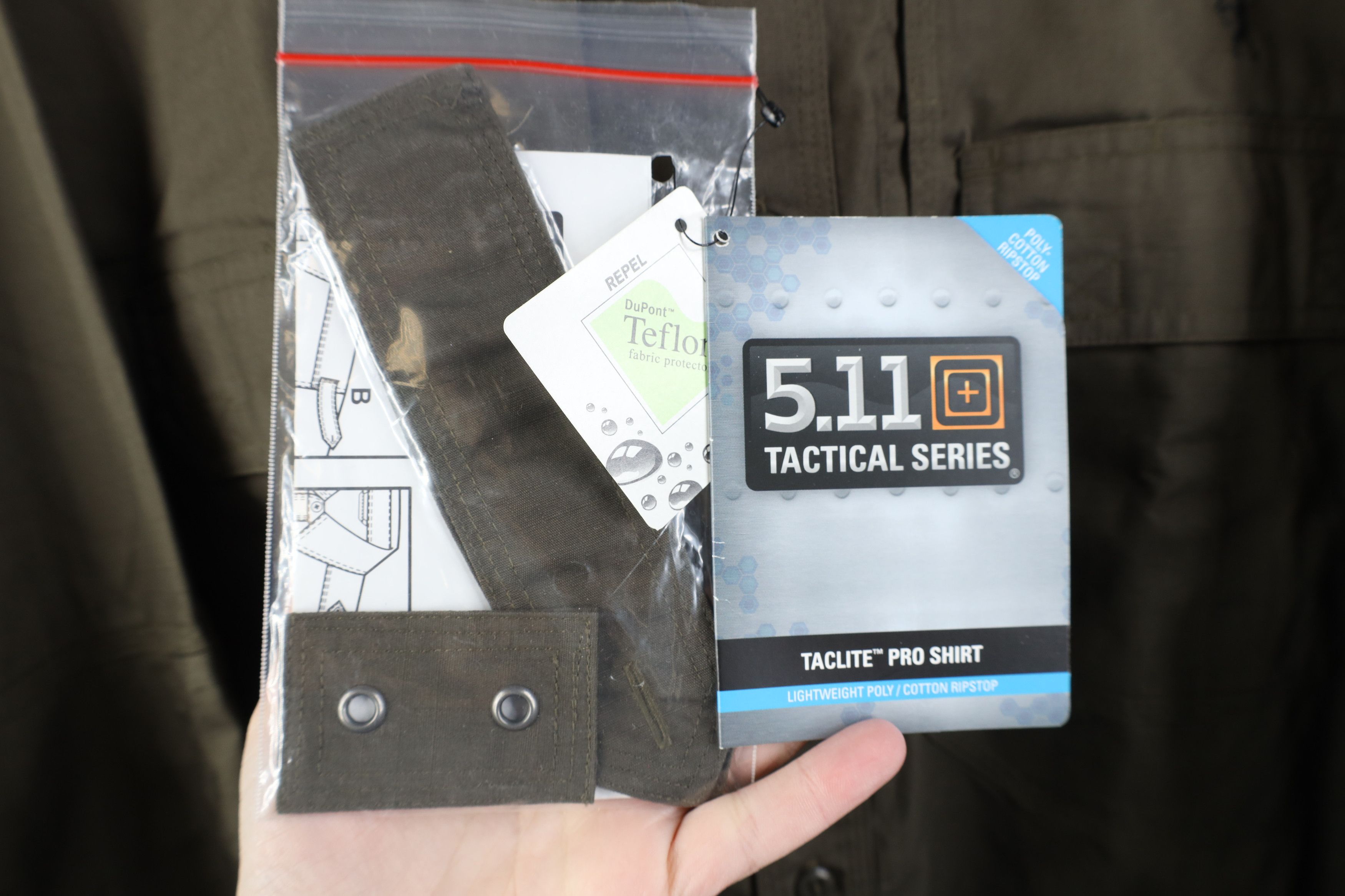 Vintage New 5.11 Tactical Series Taclite Pro Button Shirt Green Size US M / EU 48-50 / 2 - 6 Thumbnail