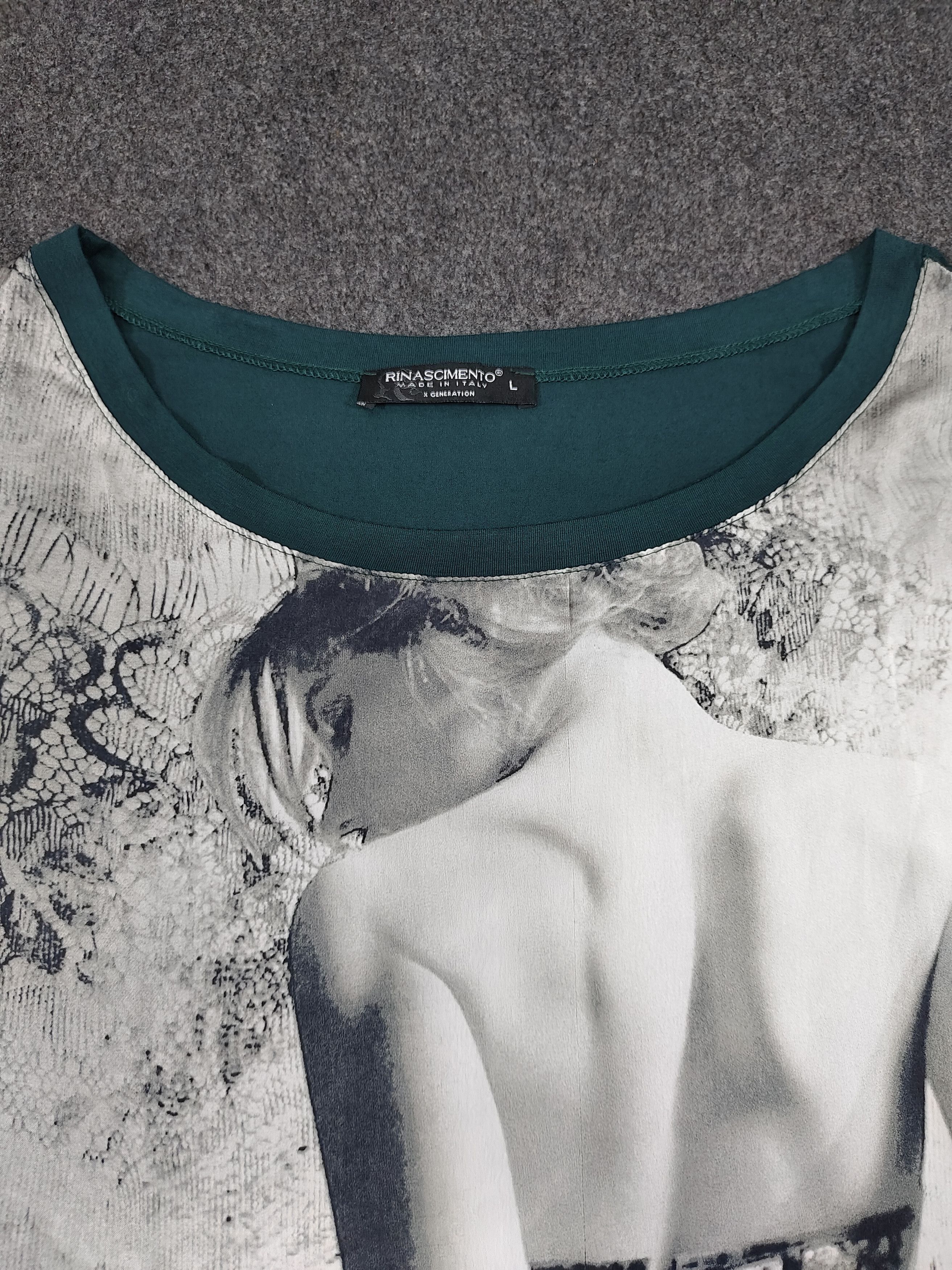 Seditionaries 🔥Rinascimento X Generation Artistic Graphic Silk Top Size L / US 10 / IT 46 - 6 Thumbnail