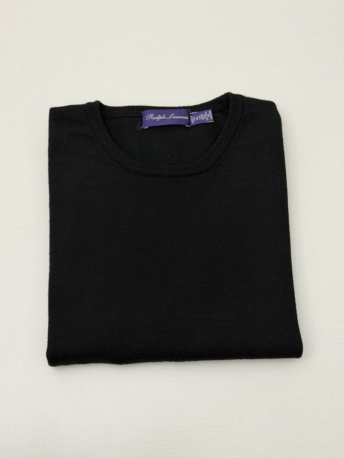 Ralph Lauren Purple Label Ralph Lauren Purple Label Wool Silk Cashmere CrewneckSweater Size US XL / EU 56 / 4 - 1 Thumbnail