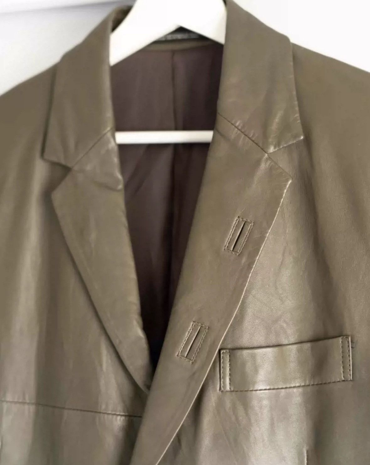 Yohji Yamamoto Yohji Yamamoto 12ss patchwork sheepskin suit leather jacket Size US M / EU 48-50 / 2 - 3 Thumbnail