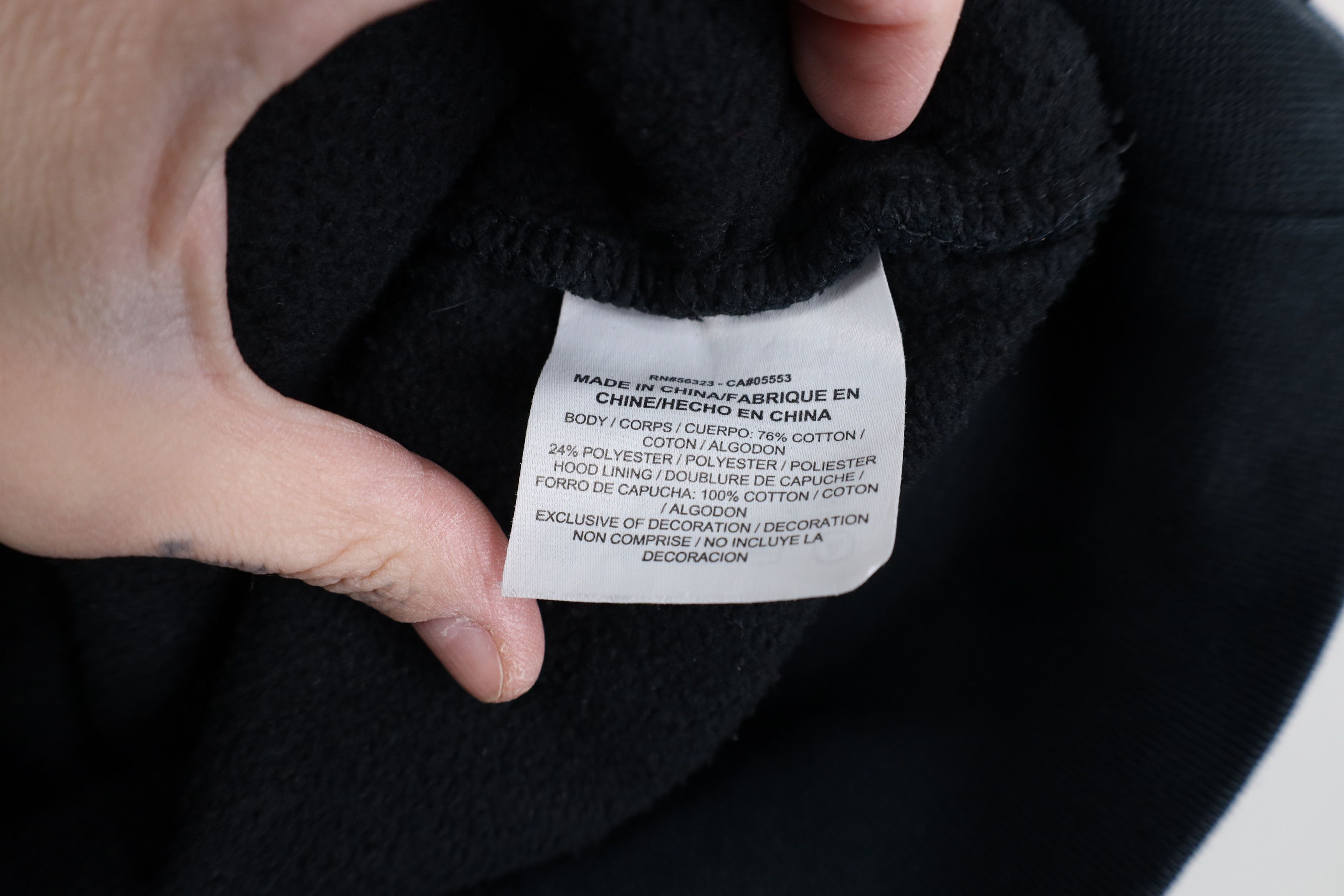 Nike Vintage Y2K Nike Air Jordan Spell Hoodie Sweatshirt Black Size US M / EU 48-50 / 2 - 12 Thumbnail