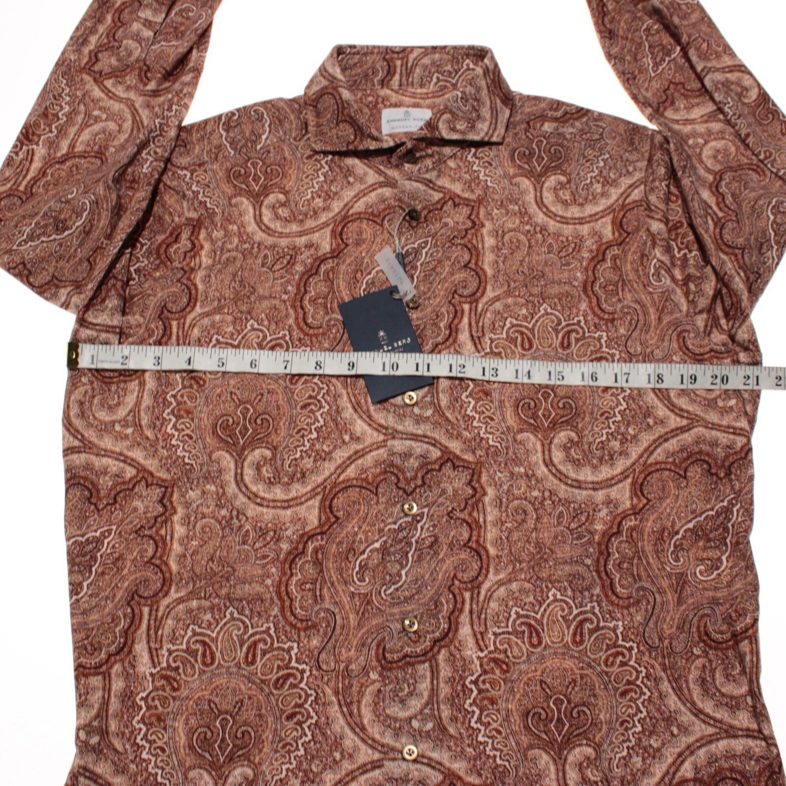Other Emanuel Berg New with tags Shirt Size M US In Brown Size US M / EU 48-50 / 2 - 4 Thumbnail