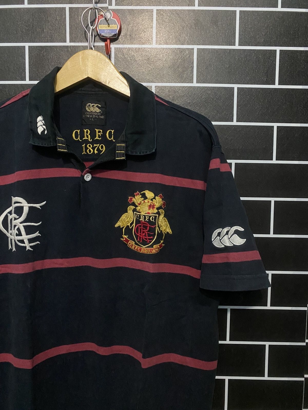 Canterbury of New Zealand Polo shirt Canterbury of new zealand RFC 1879 rugbyshirt Size US L / EU 52-54 / 3 - 1 Thumbnail