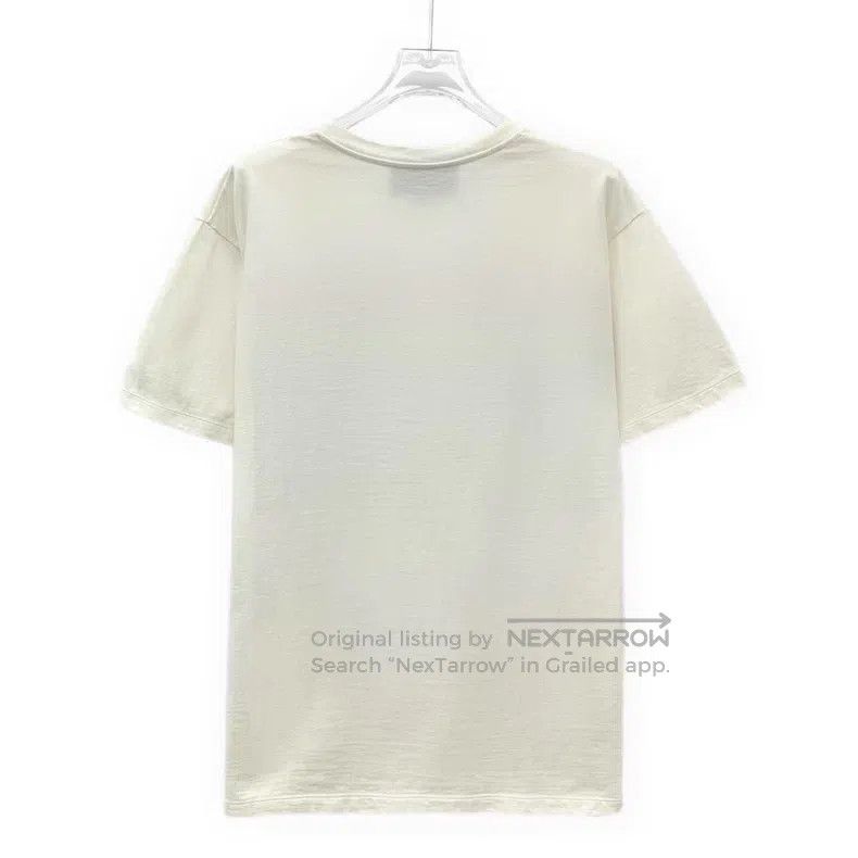 Gucci Gucci 23 beige logo letter sequin design cotton round-neck Size S / US 4 / IT 40 - 2 Thumbnail