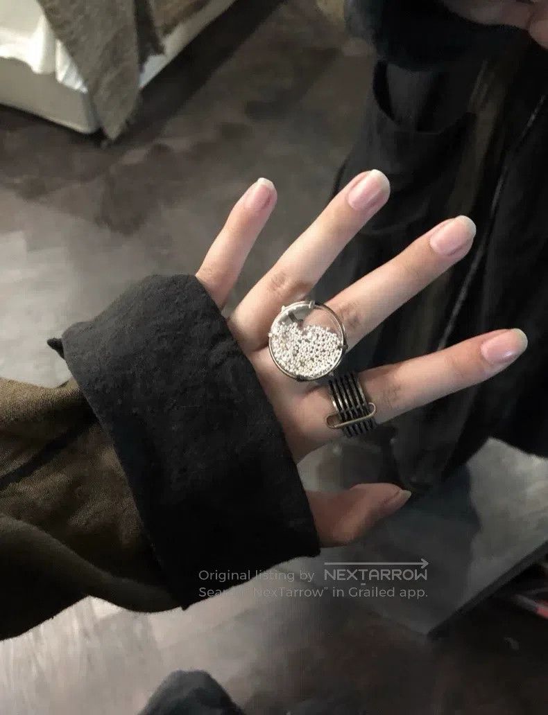 Ann Demeulemeester Ann Demeulemeester 25ss Disc Silver Bead Ring Size ONE SIZE - 1 Thumbnail