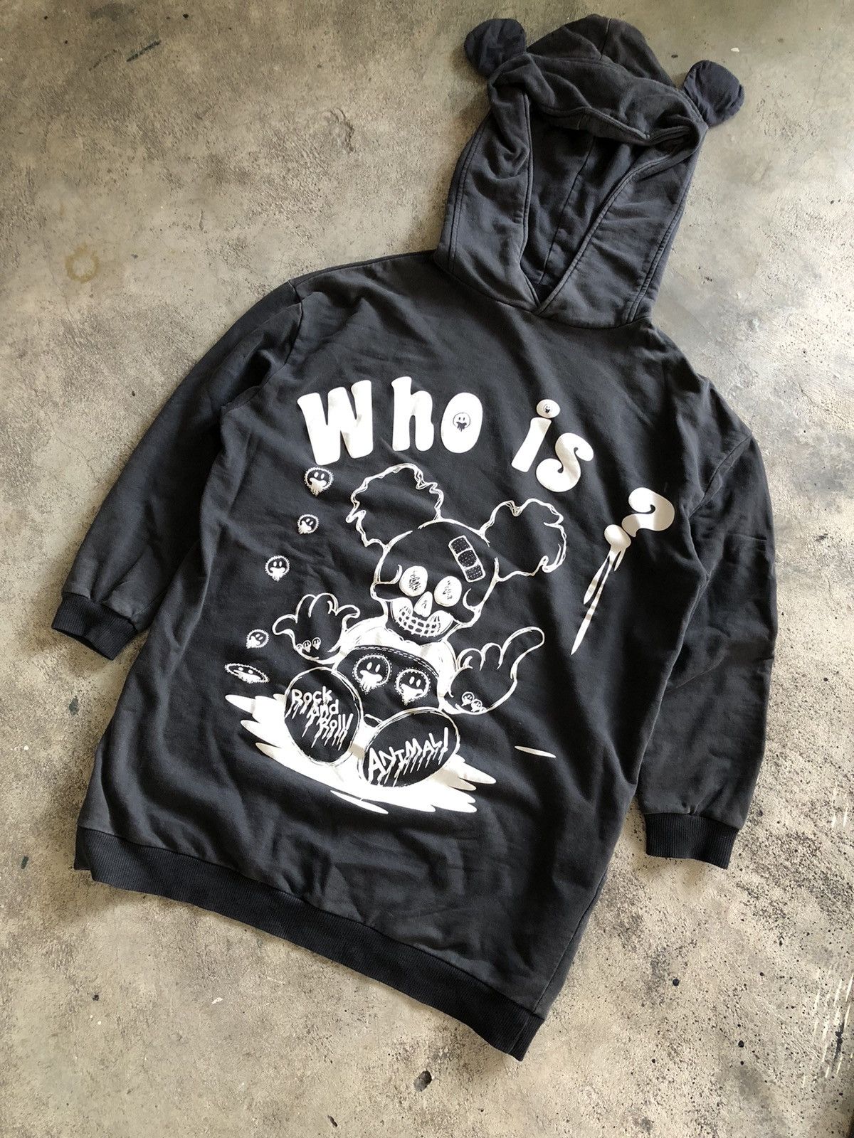 Japanese Brand × Seditionaries JAPANESE GLAD NEWS “WHO IS ROCK AND ROLL ANIMAL” HOODIE Size US L / EU 52-54 / 3 - 2 Thumbnail