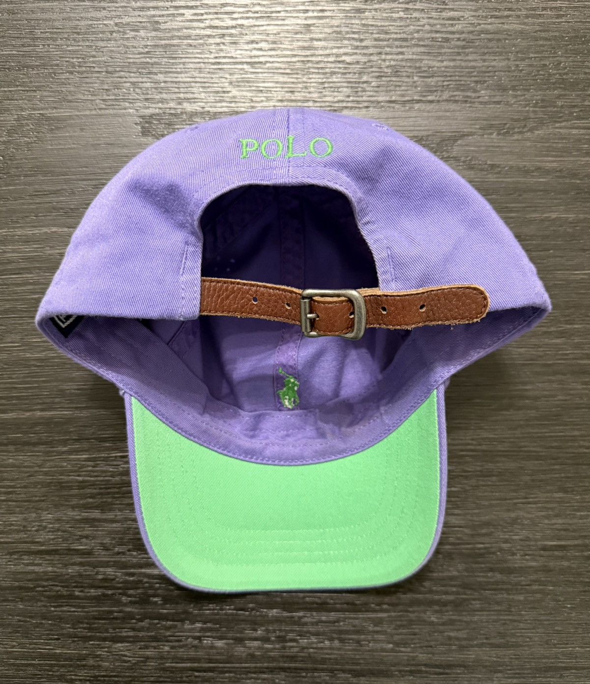 Polo Ralph Lauren Vintage Polo Ralph Lauren Purple Strapback Hat Size ONE SIZE - 1 Thumbnail