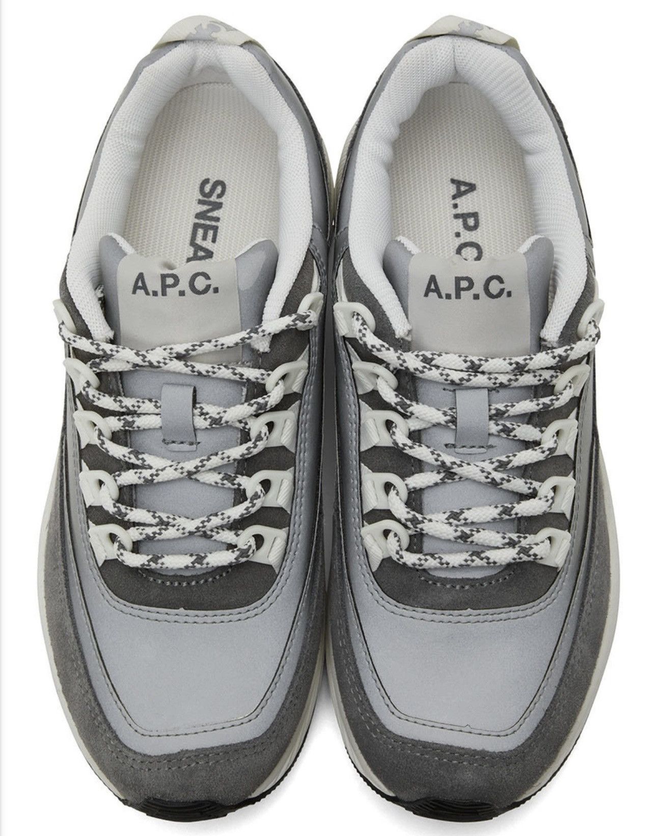 A.P.C. Bnwt $325 8.5 A.P.C. Reflective jay sneakers classic Size US 8.5 / EU 41-42 - 2 Thumbnail