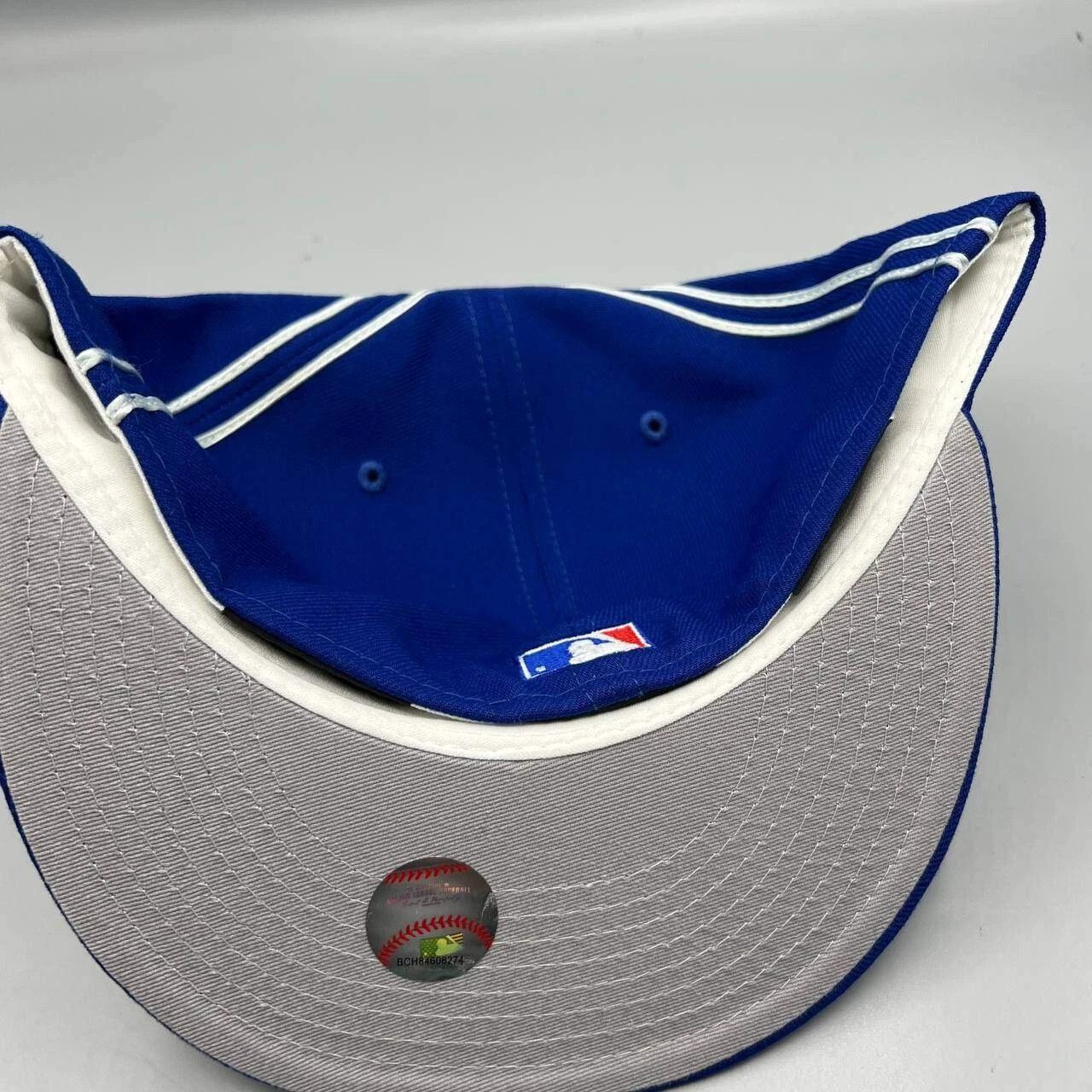 New Era Jackie Robinson #42 Dodgers Hat Men 7 5/8 Blue MLB Fitted Size ONE SIZE - 5 Thumbnail