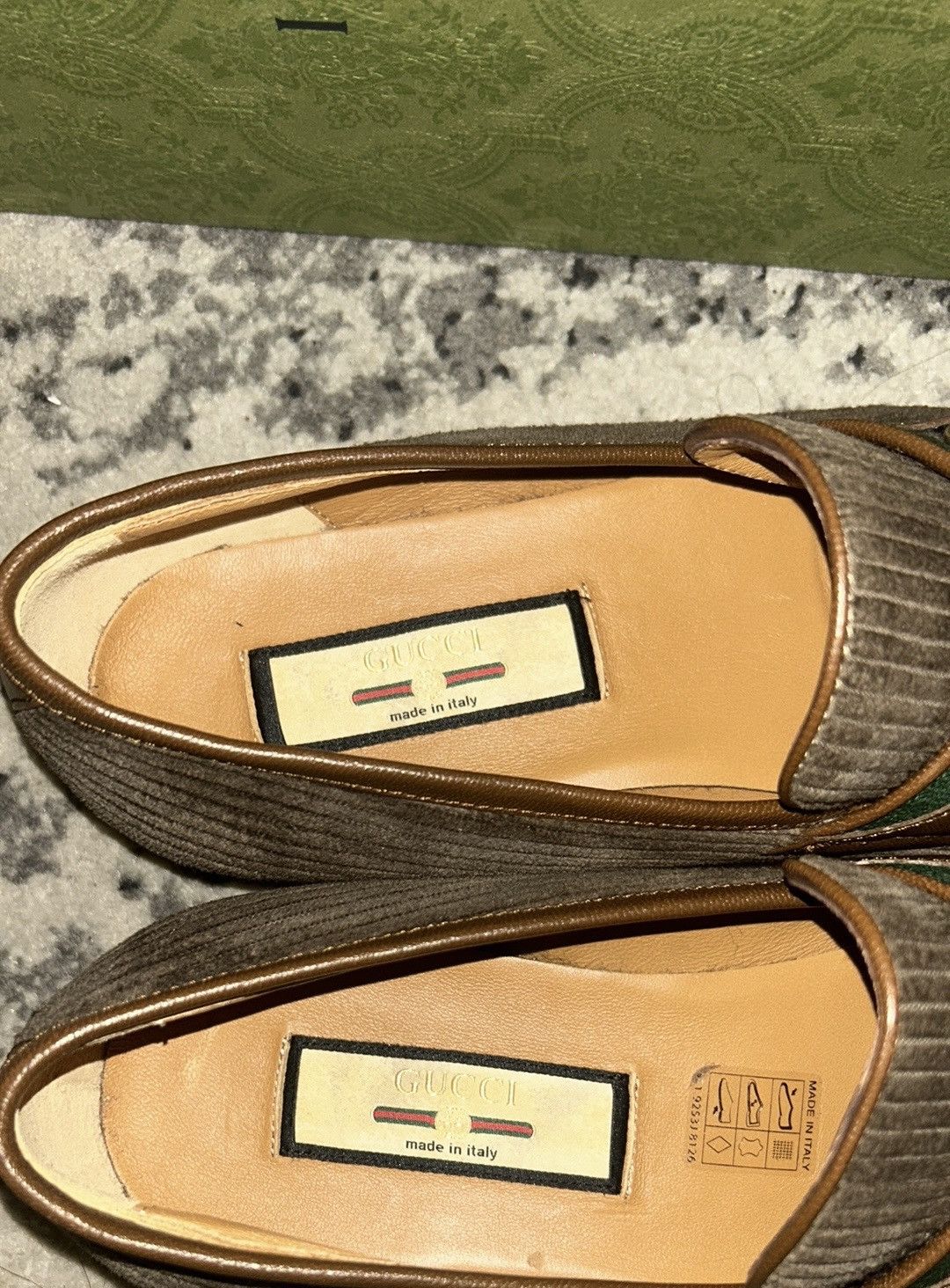 Gucci Gucci Horsebit Detail Corduroy Moccasin Lanzo Stretch Loafer Size US 7 / EU 40 - 5 Thumbnail