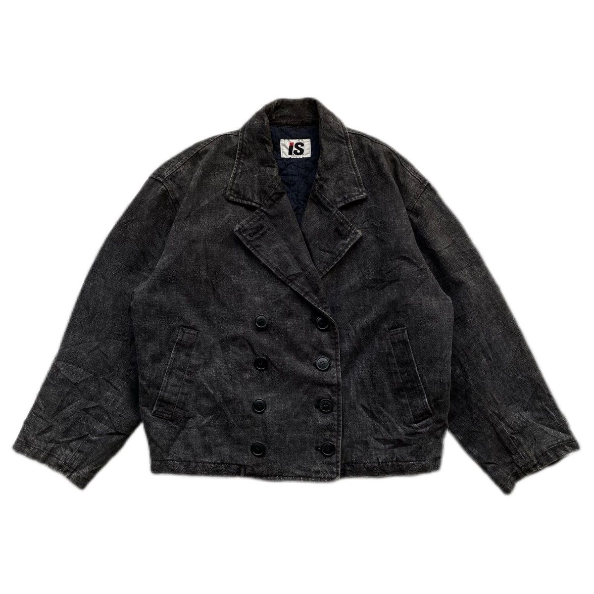 Issey Miyake 🔥Vtg 80s I.S Issey Miyake Denim Jacket Size US M / EU 48-50 / 2 - 10 Thumbnail
