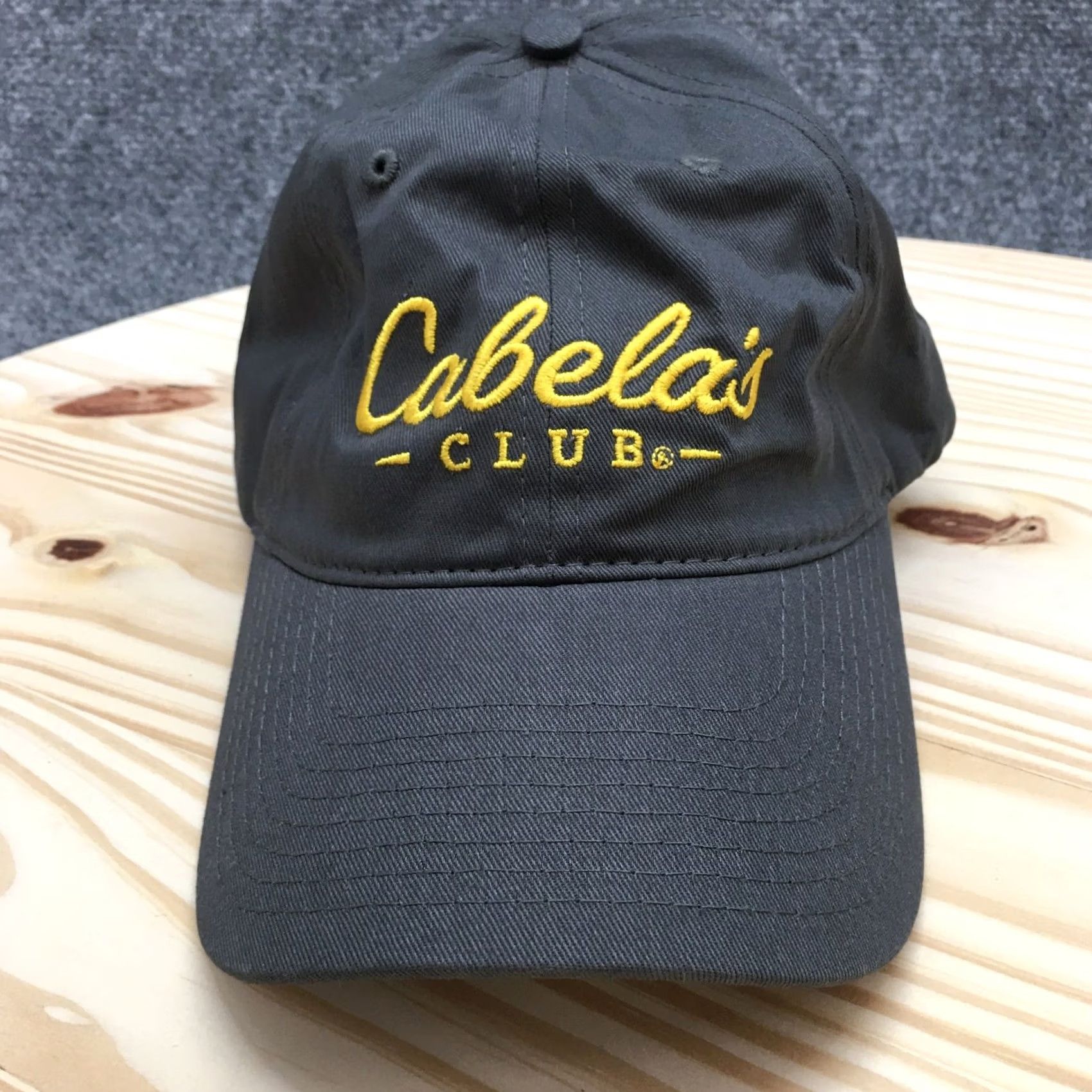 Vintage Cabela's Baseball Cap Gray Unisex OSFA Adjustable Curved Brim Embroidered Logo Outdoor Mens Size ONE SIZE - 2 Thumbnail