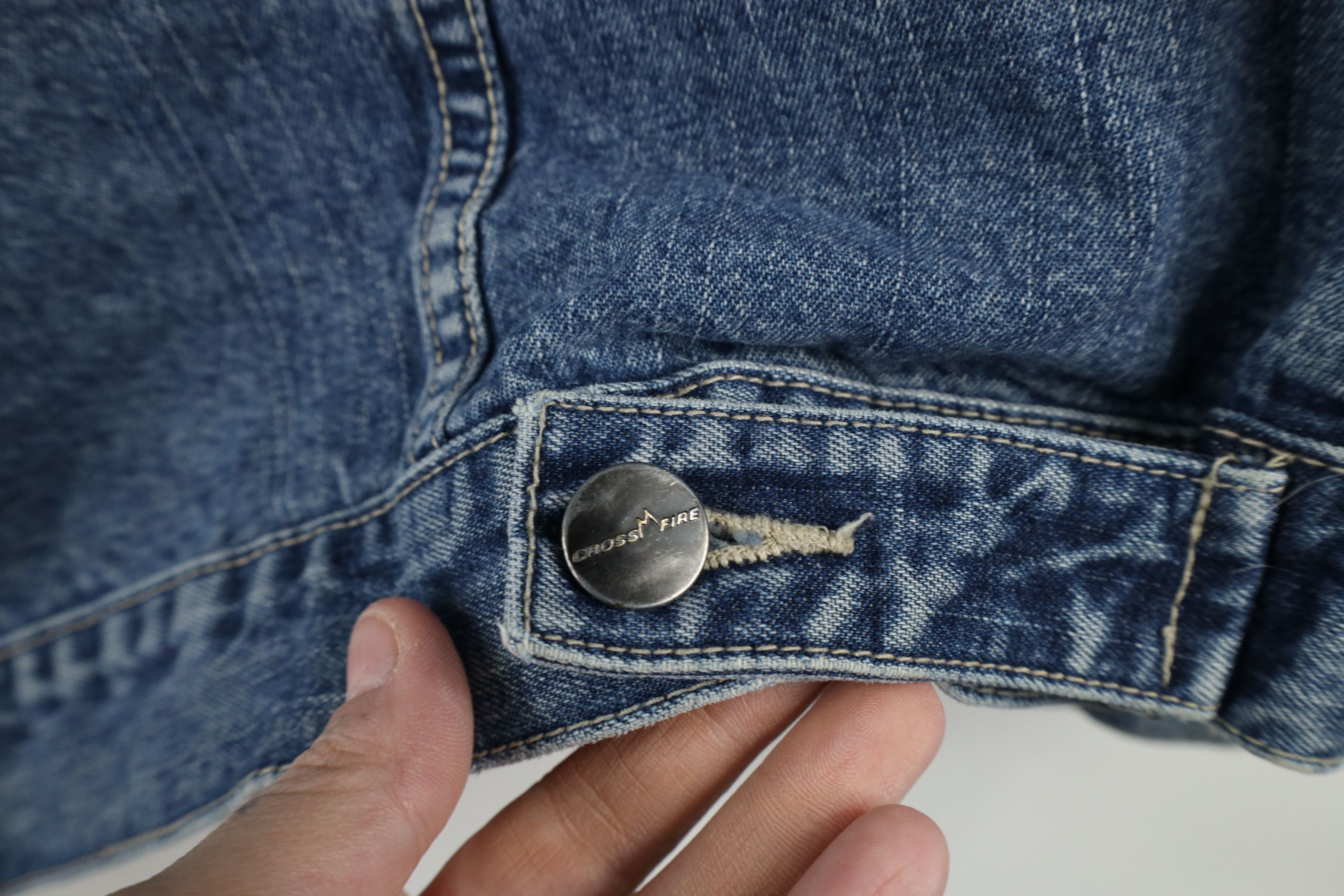 Vintage Vintage 90s Y2K Streetwear Denim Jean Trucker Jacket Blue Size US M / EU 48-50 / 2 - 11 Thumbnail