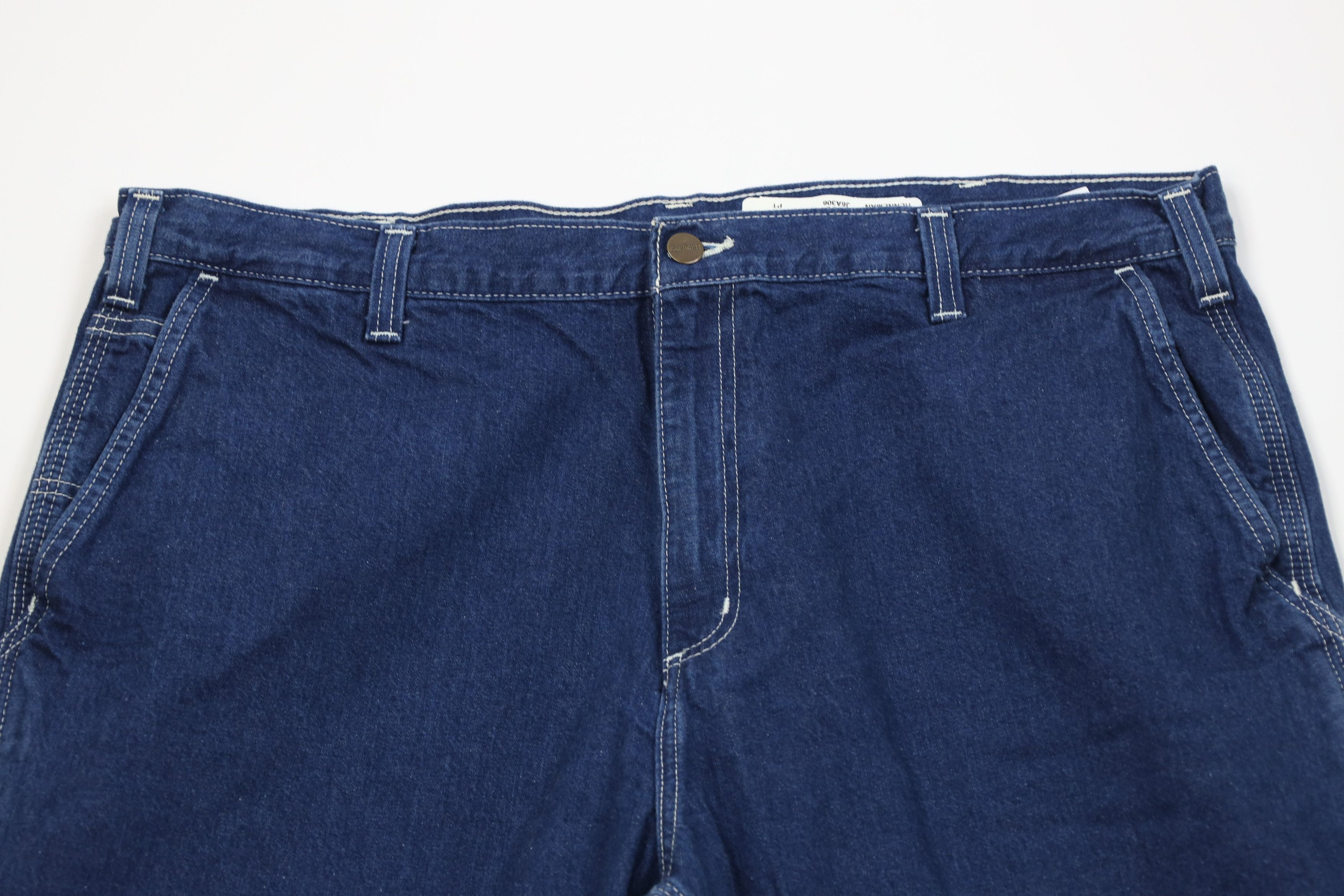 Carhartt Vintage Carhartt Spell Dungaree Wide Leg Denim Jeans Blue Size US 40 / EU 56 - 2 Thumbnail