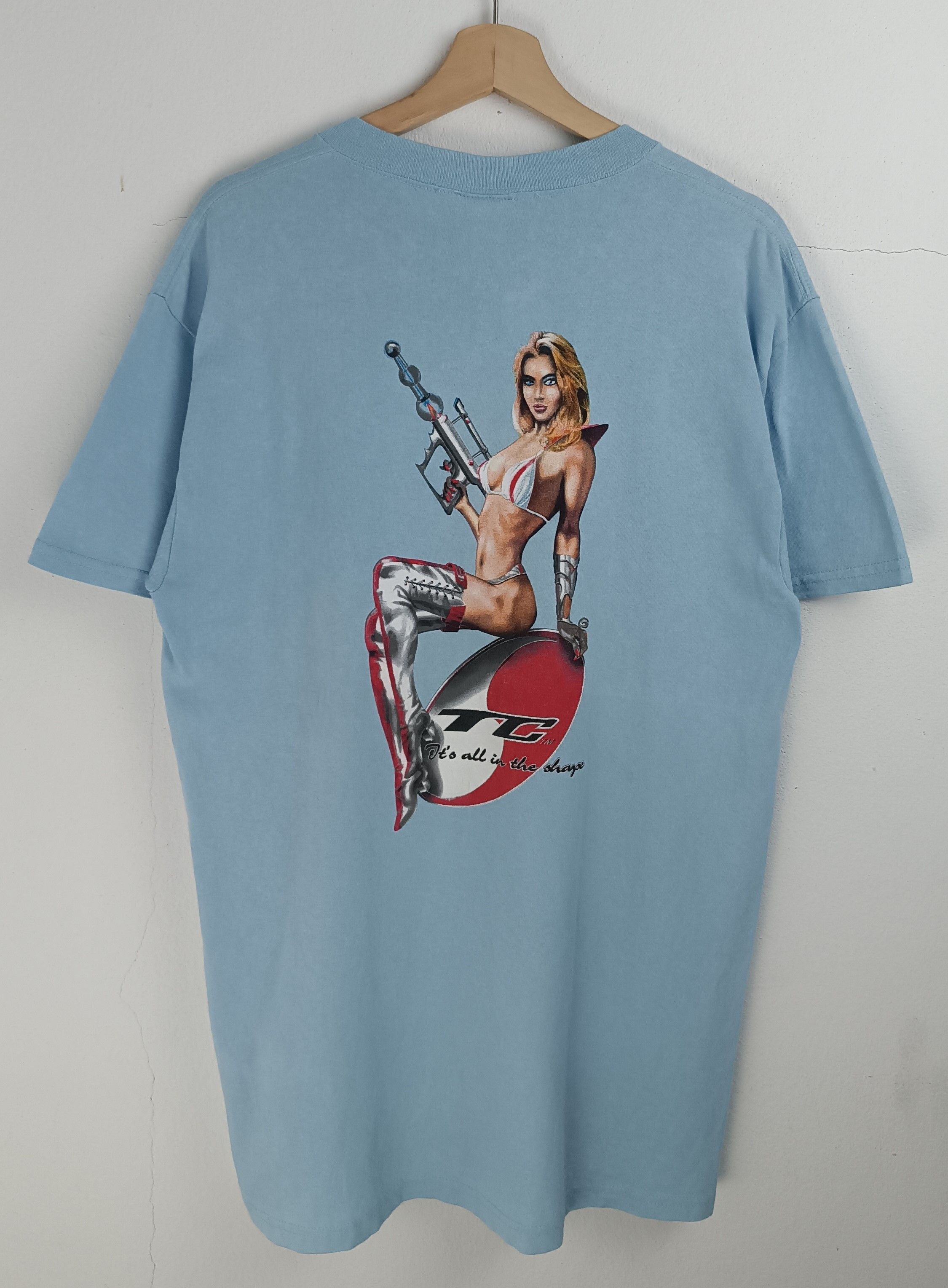 Vintage VINTAGE 90'S T&C SURF HAWAII SEXY ALIEN GUN ifsixwanine lgb Size US M / EU 48-50 / 2 - 3 Thumbnail