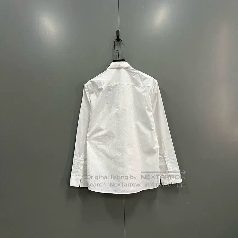 Givenchy Givenchy Size41 White Geometric Embroidered Shirt Size US M / EU 48-50 / 2 - 2 Thumbnail