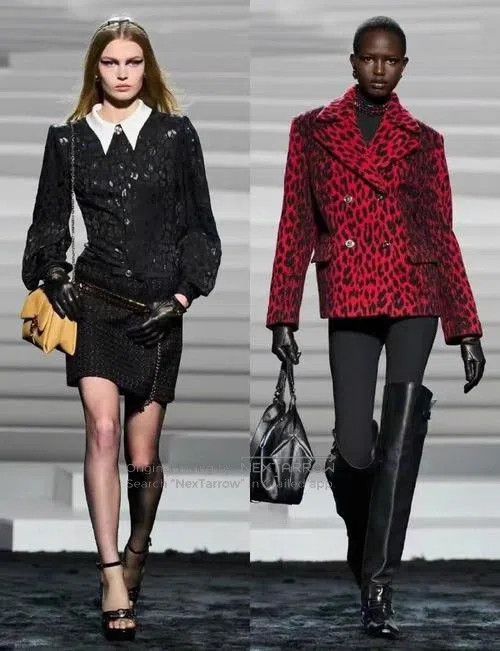 Versace Versace Red leopard print wool thick coat Size M / US 6-8 / IT 42-44 - 1 Thumbnail