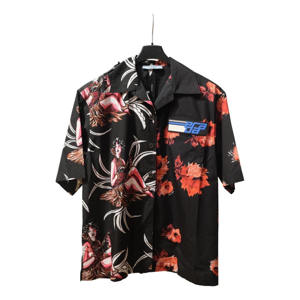 Prada Prada Short Sleeve Hawaiin Shirt Size US M / EU 48-50 / 2 - 1 Thumbnail