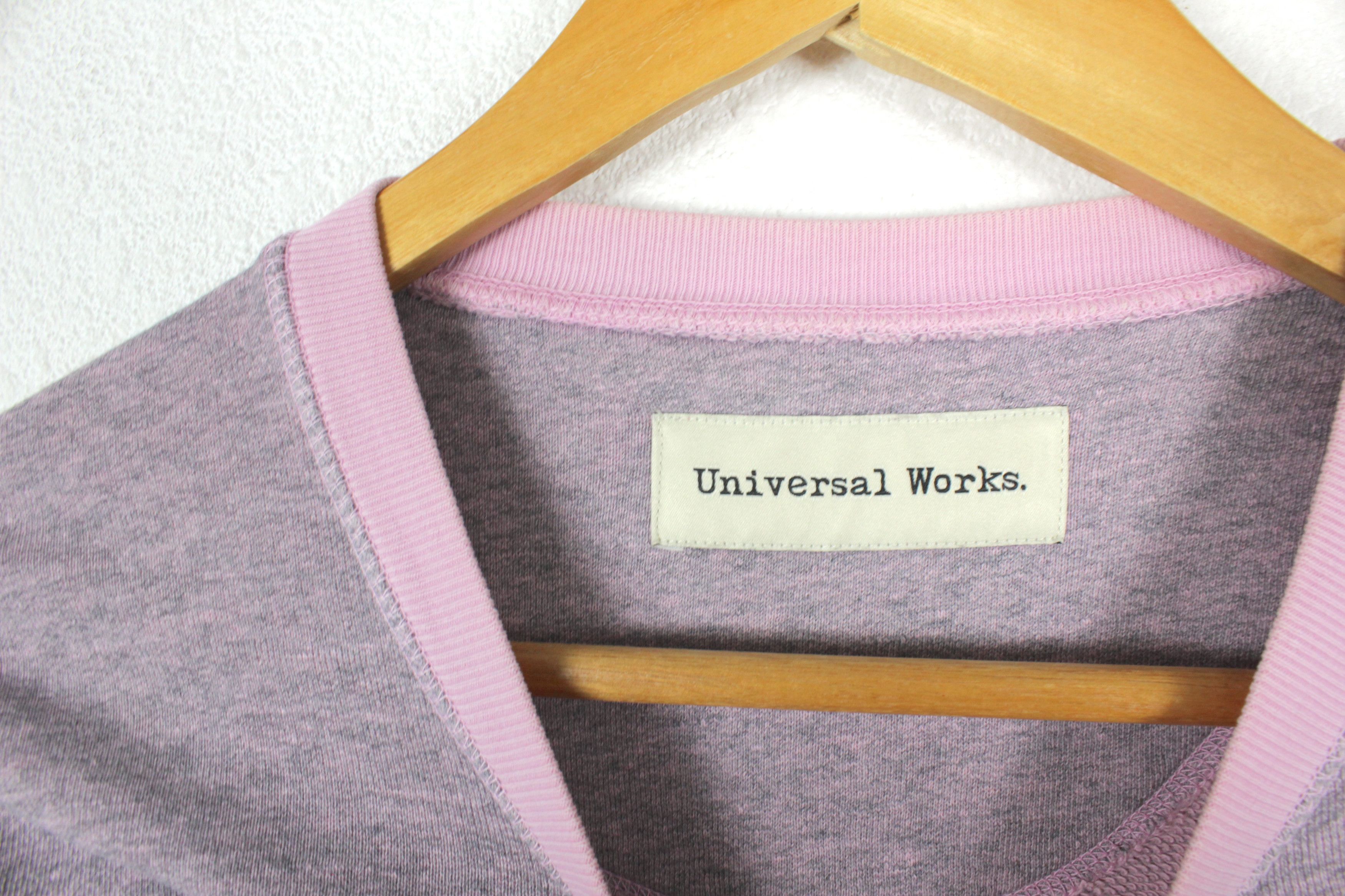 Universal Works Universal Works Pink Cotton Sweatshirt Size M Size US M / EU 48-50 / 2 - 3 Thumbnail