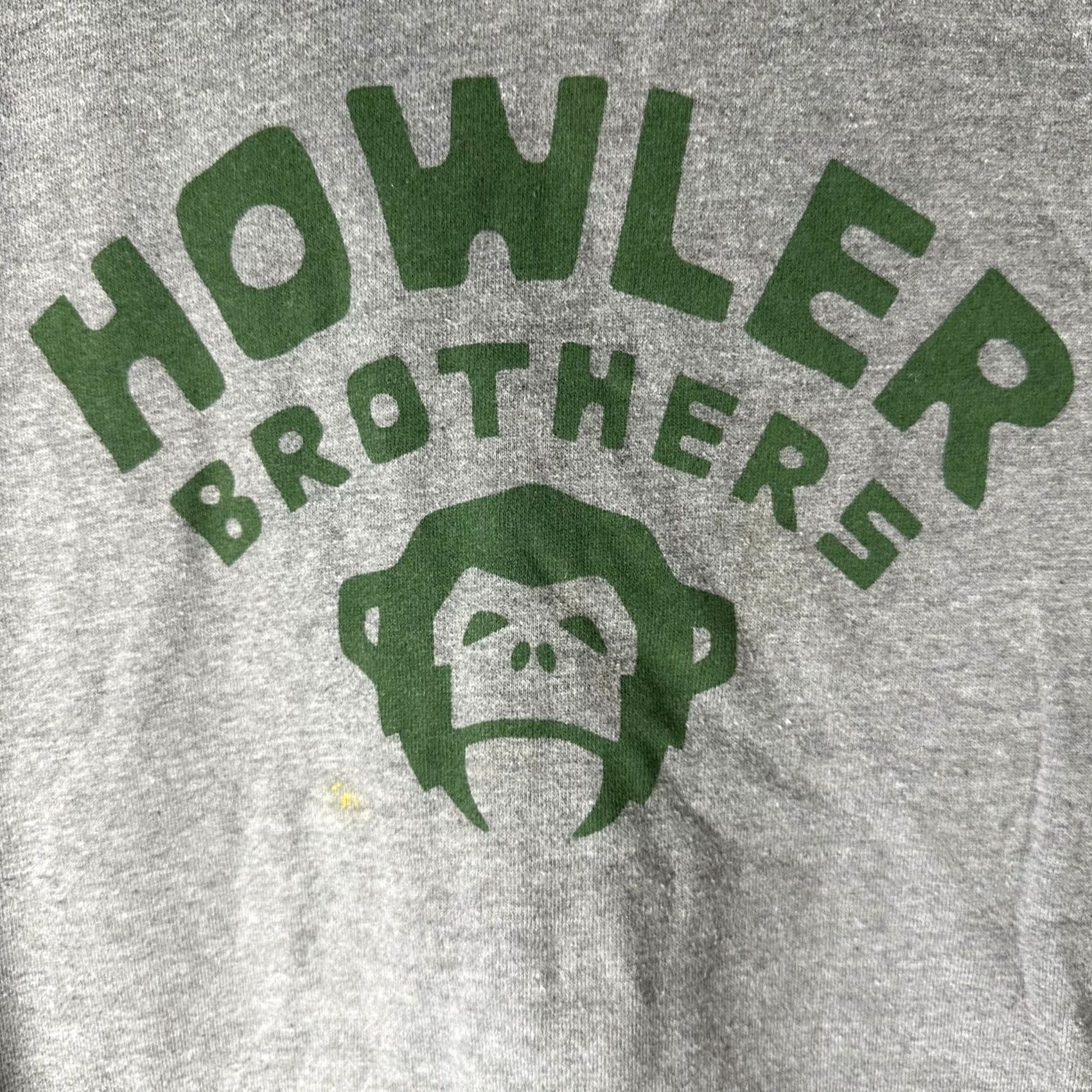 Howler Brothers Howler Brothers Hoodie Mens Gray Pullover Graphic Print Monkey Logo Zip Pocket Hooded Size US M / EU 48-50 / 2 - 3 Thumbnail
