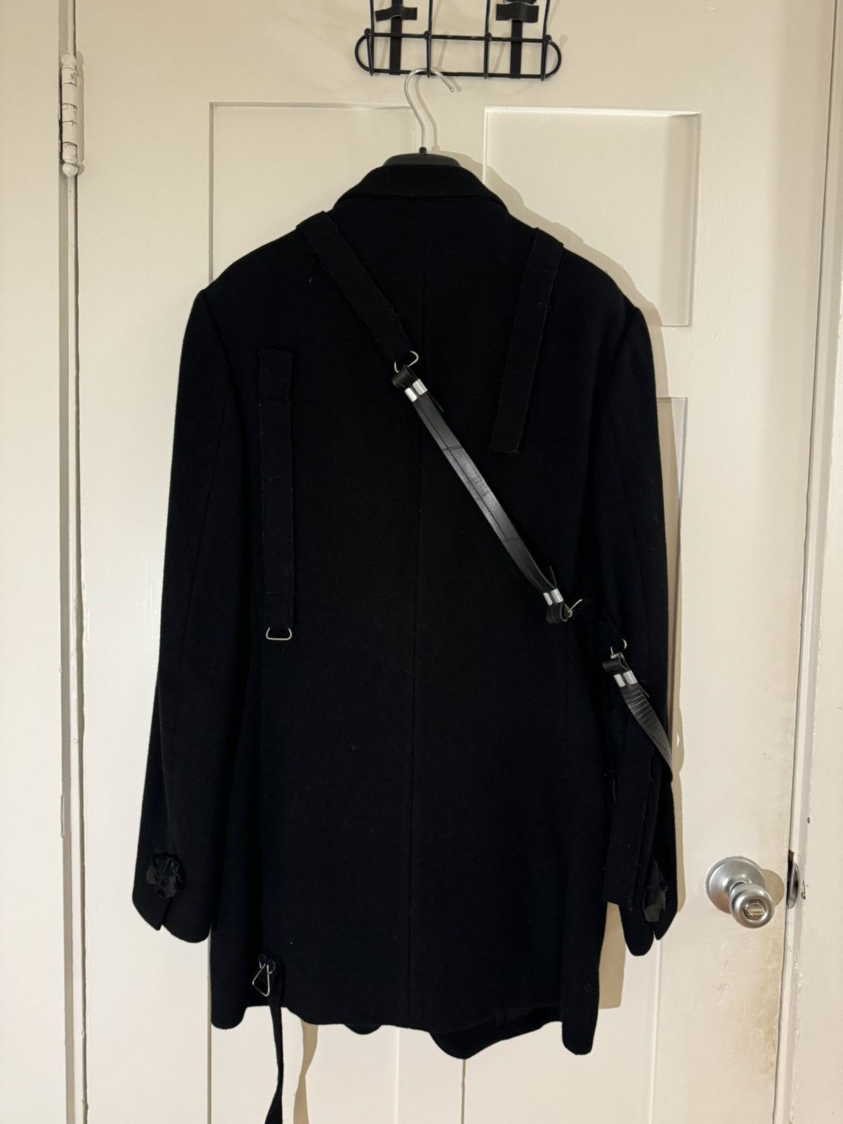 Yohji Yamamoto Yohji Yamamoto Pour Homme FW21 Wool Coat Size US M / EU 48-50 / 2 - 5 Thumbnail