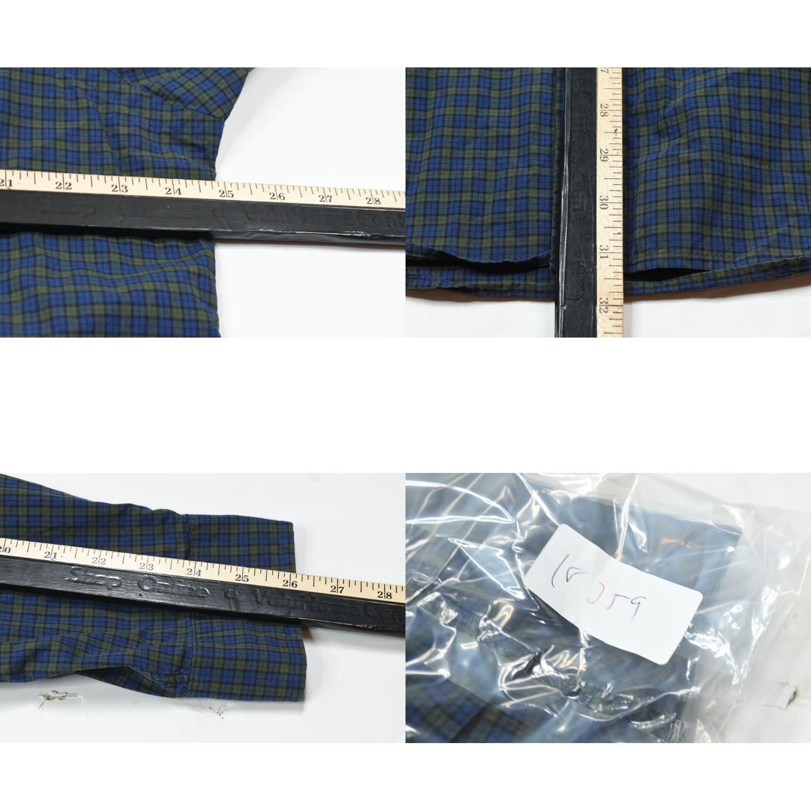 Ralph Lauren Ralph Lauren Shirt Mens XL Blue Green Plaid Cotton Long Sleeve Button-Down Size US XL / EU 56 / 4 - 8 Thumbnail