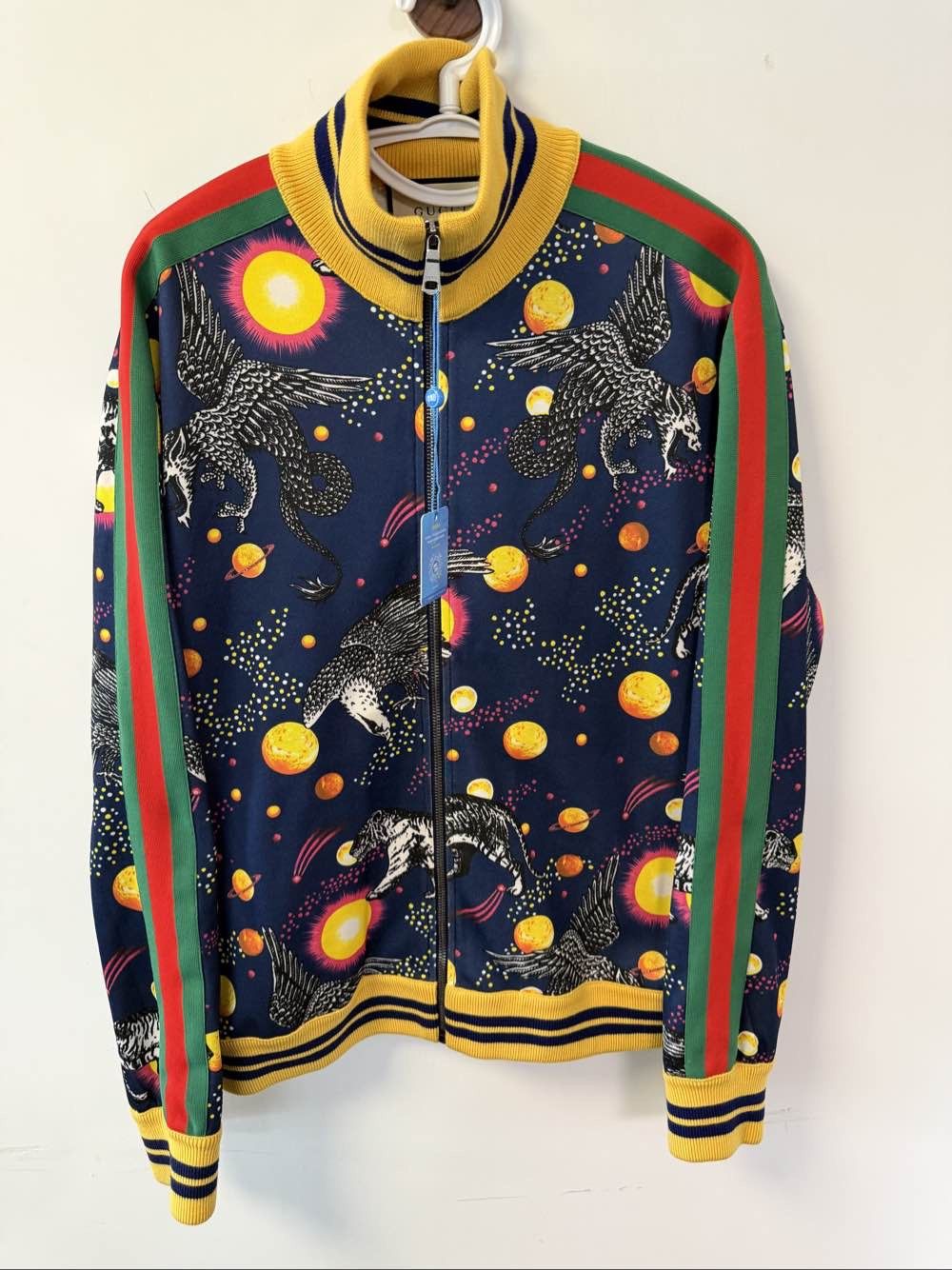 Gucci Gucci Space Print Track Jacket Size M Size US M / EU 48-50 / 2 - 1 Thumbnail