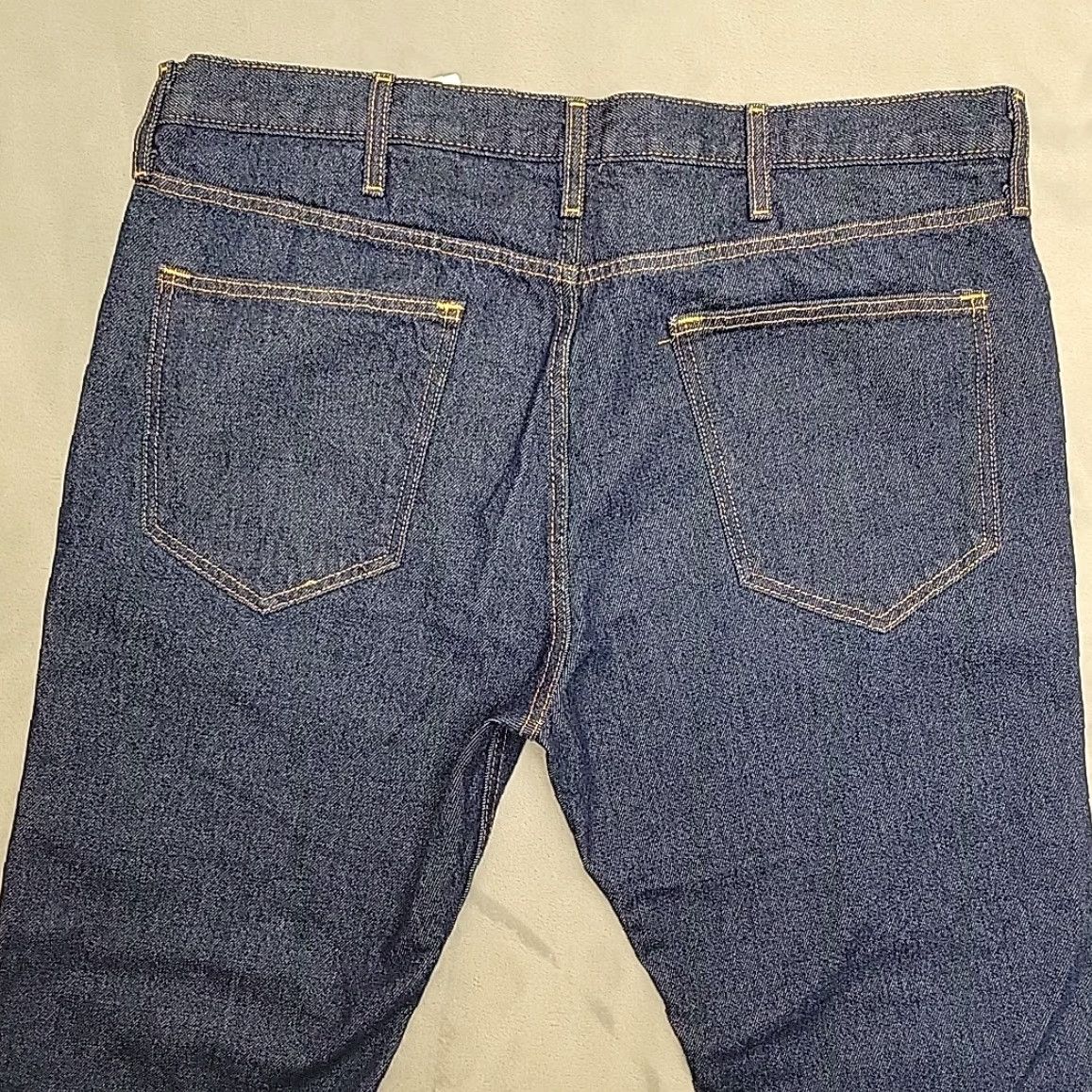 JCPenney VINTAGE JCPenny City Streets Jeans Mens 38x30 Blue Denim 100% Cotton NEW Straight Leg USA 90s Mens Jeans Size US 38 / EU 54 - 7 Thumbnail