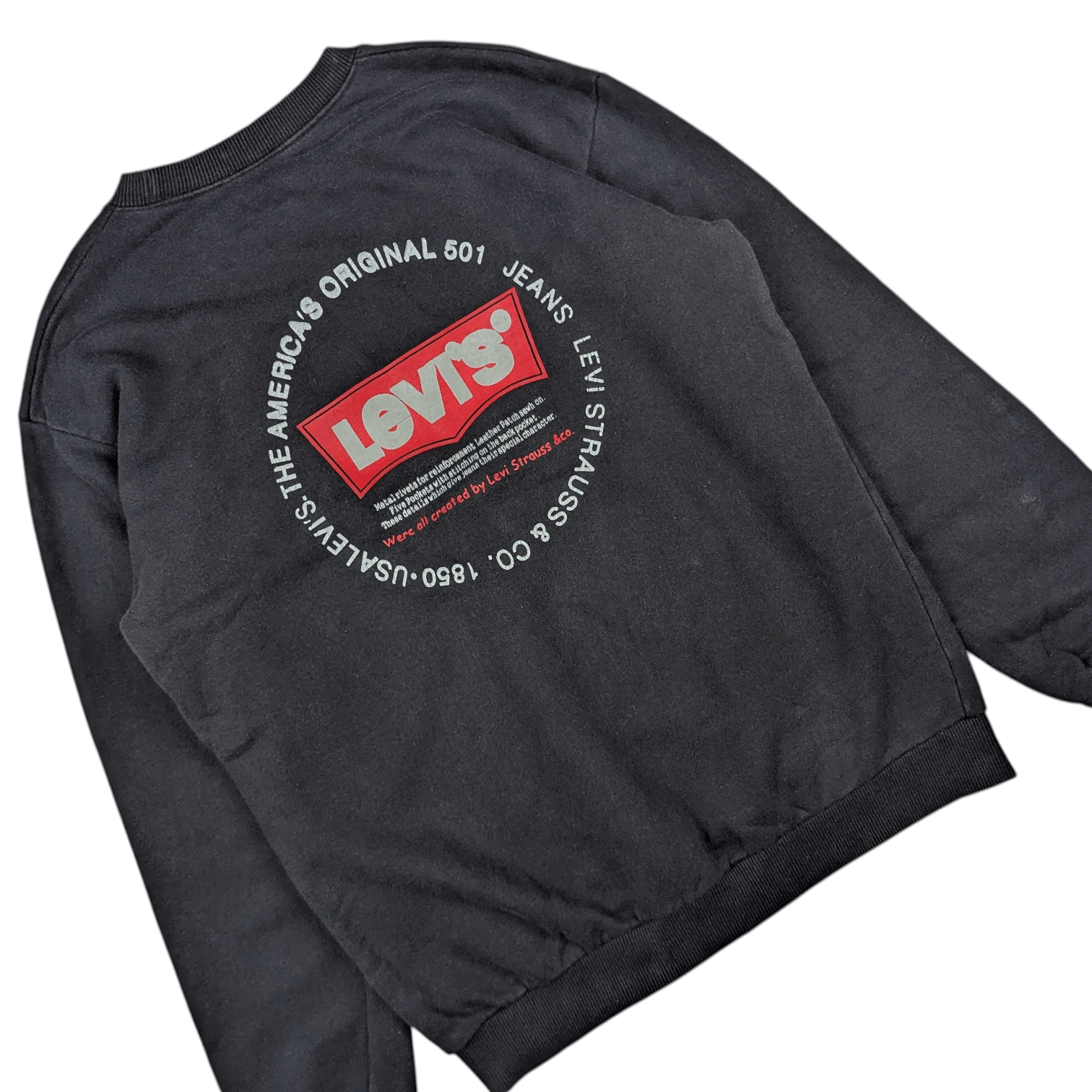 Levi's 90's Vintage LEVIS Classic Big Logo Sweatshirts Jumper Size US M / EU 48-50 / 2 - 10 Thumbnail