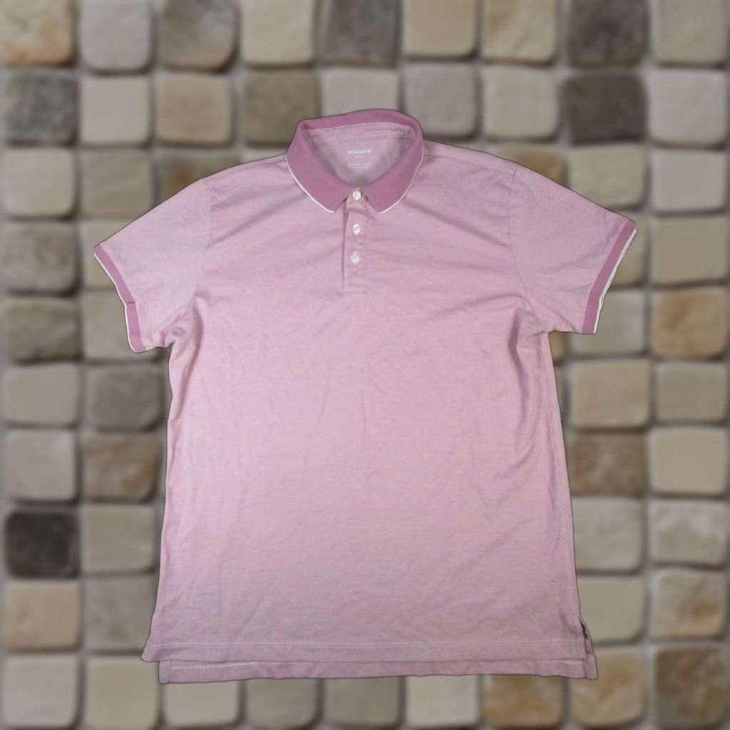Bonobos Bonobos Polo Shirt Mens Large Pink Cotton Golf Shirt Size US L / EU 52-54 / 3 - 1 Thumbnail