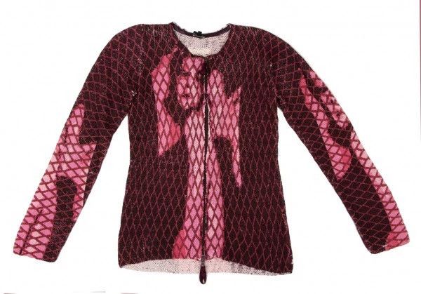 Jean Paul Gaultier Jean Paul Gaultier Portrait zipper mesh sweater Size US M / EU 48-50 / 2 - 1 Thumbnail