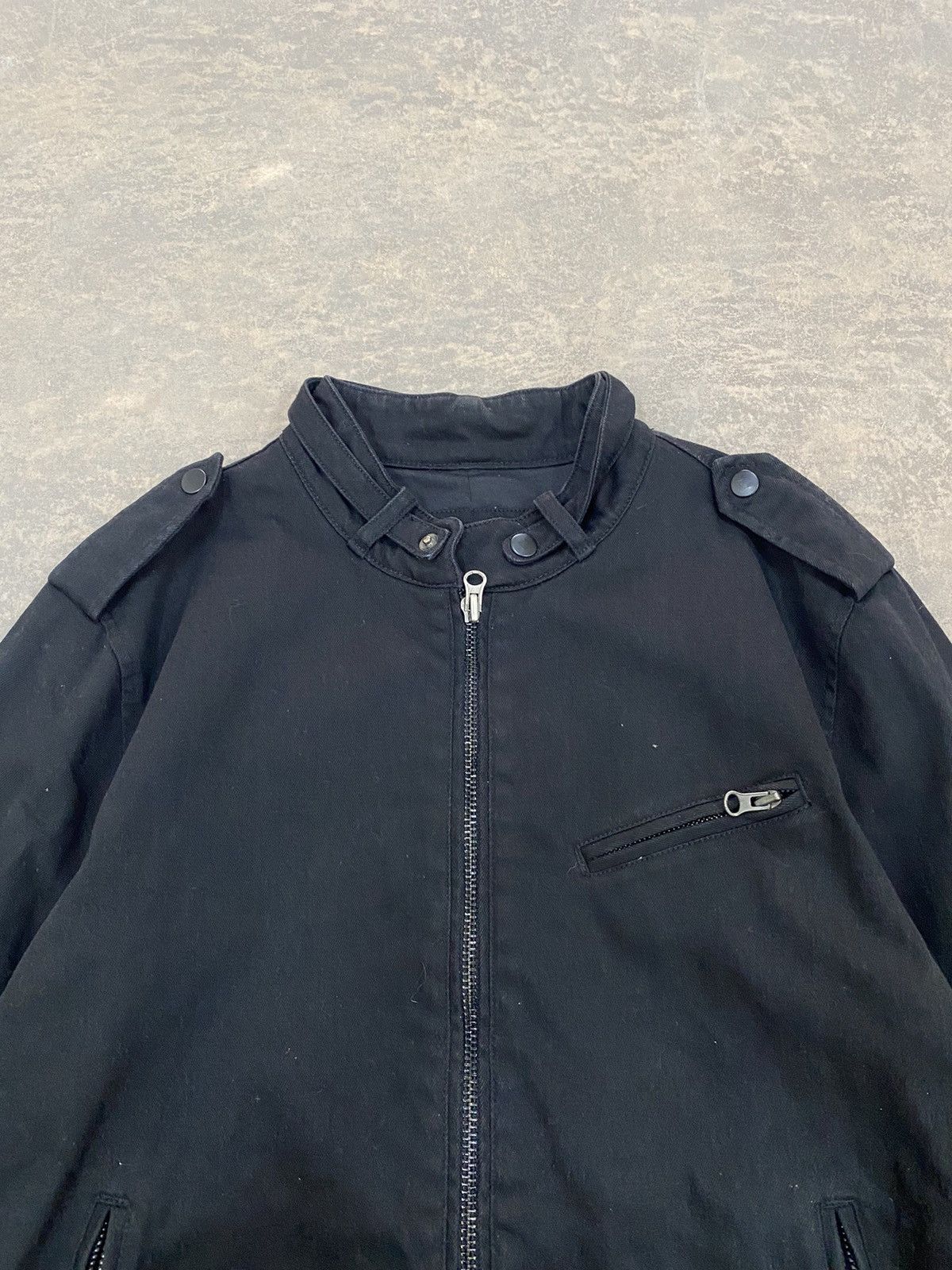 KMRii GIORDANO BIKER JACKET BLACK HEAVY PUNK LGB Size US L / EU 52-54 / 3 - 5 Thumbnail