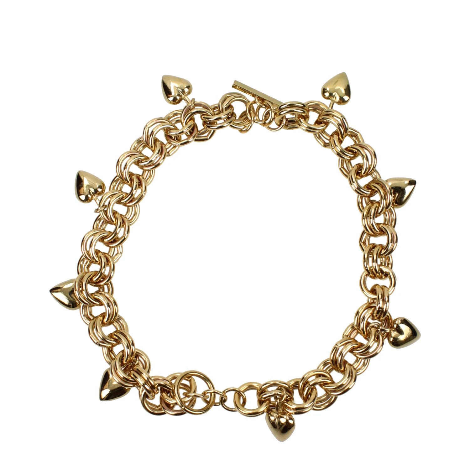 Saint Laurent Paris ob1o1e1124 Size: OS / Metal Bracelet in Gold Size ONE SIZE - 1 Thumbnail