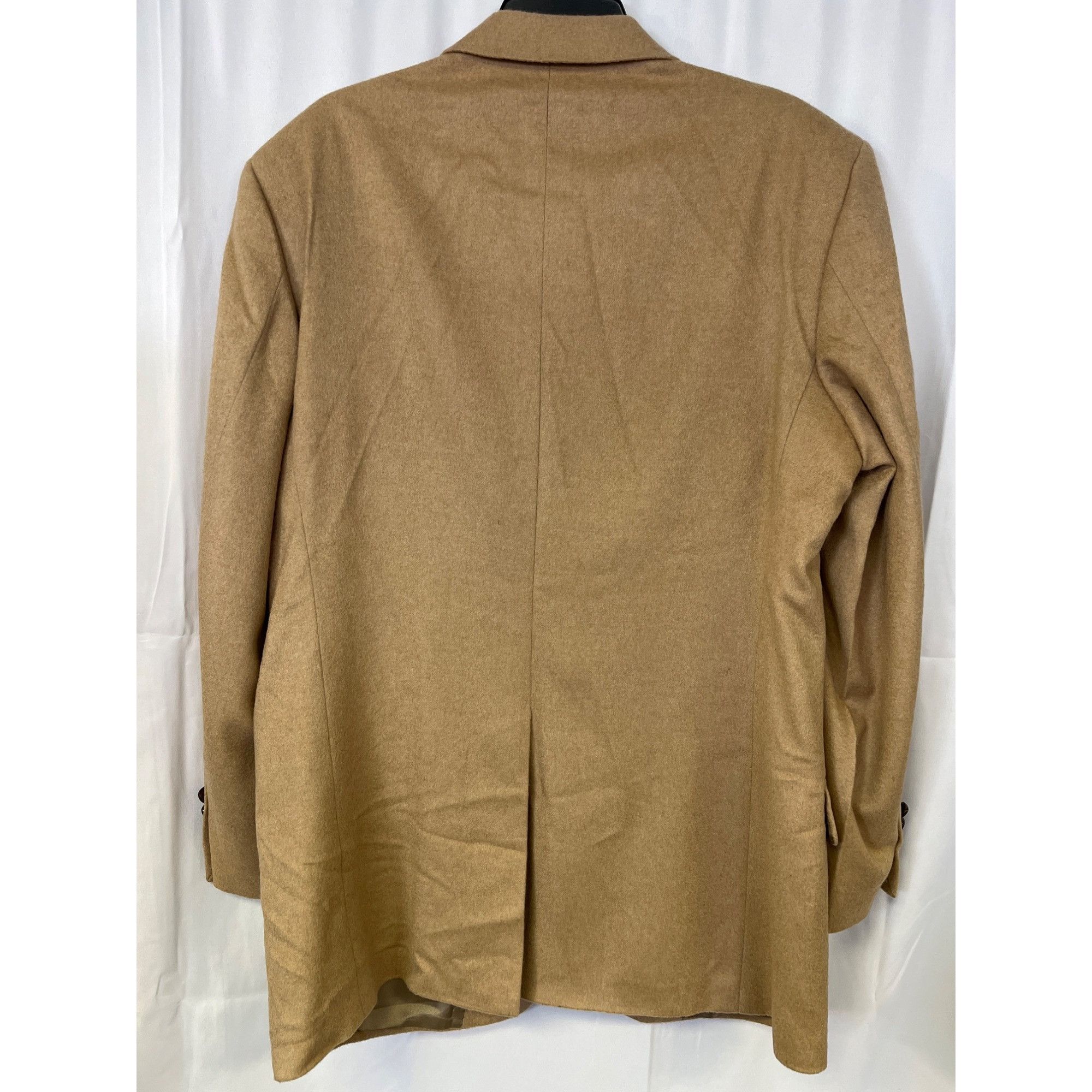 Other Christopher Hayes Men's Tan Pure Camel Hair Blazer Size 42L Size 42L - 2 Thumbnail