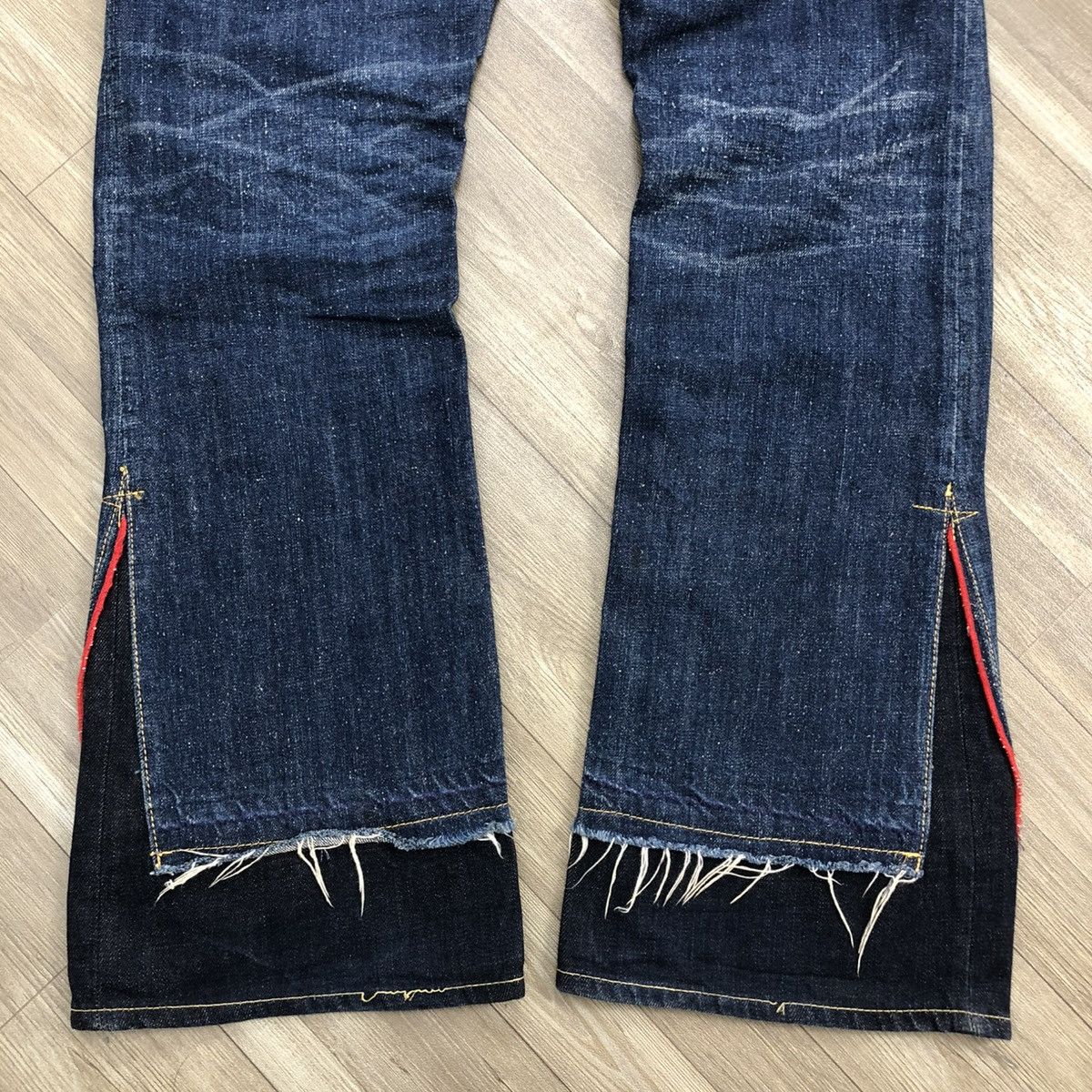 If Six Was Nine 2000s Japanese Brand Faded Y2K Lgb Goa Bootcut Flared Jeans Size US 32 / EU 48 - 16 Thumbnail