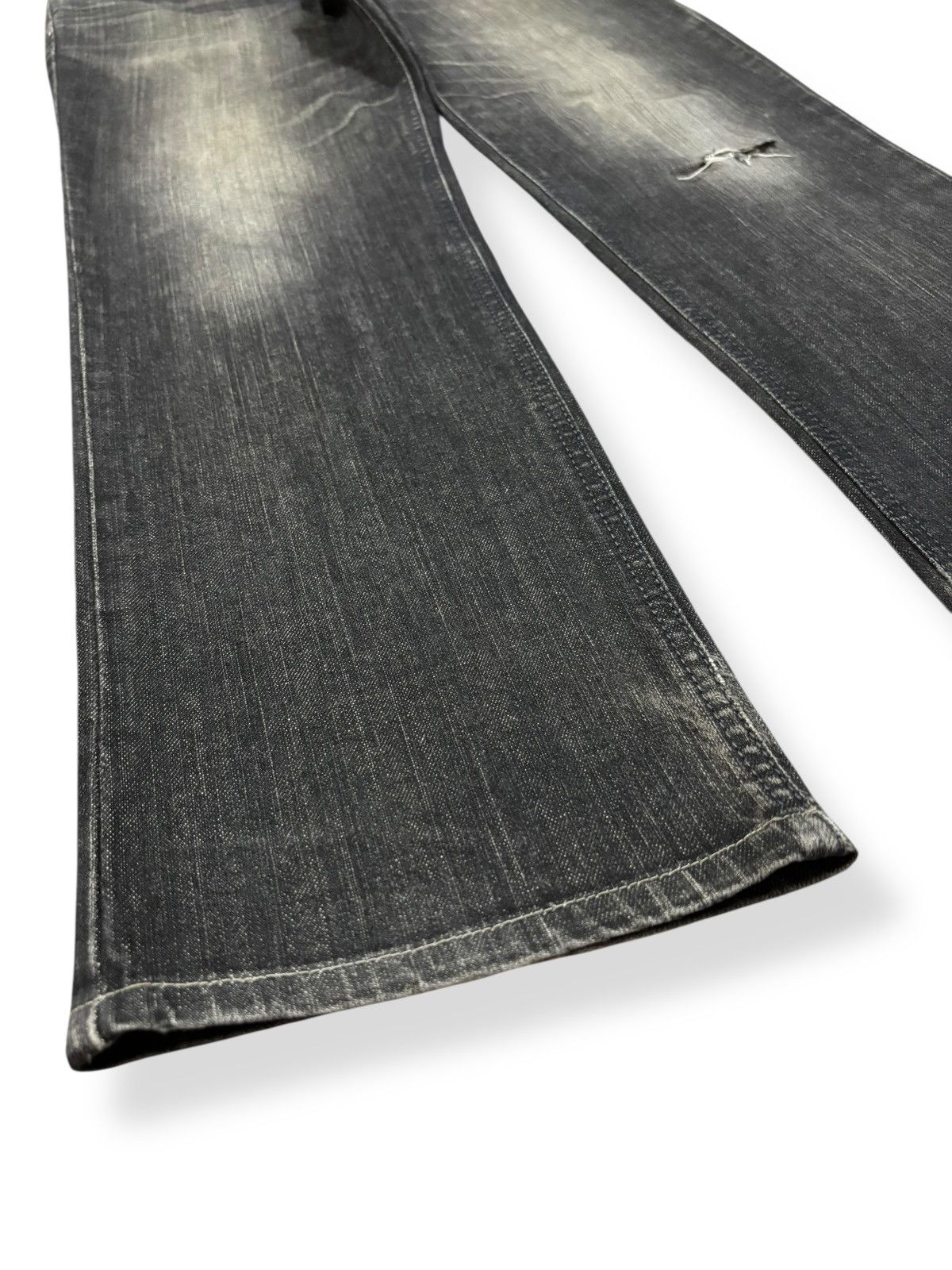 Edwin Vintage Edwin XV Edge Black Faded Distressed Jeans Size US 34 / EU 50 - 7 Thumbnail