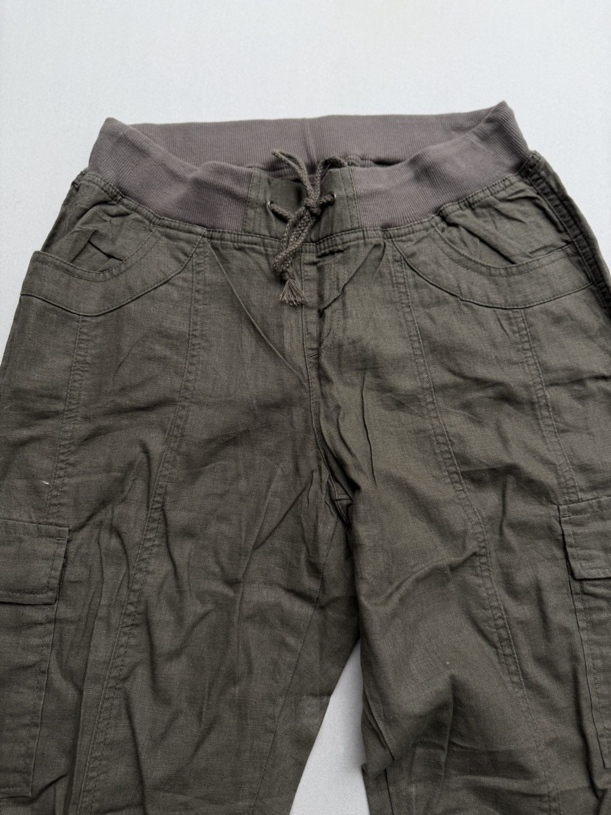 Japanese Brand Drawstring cargo pants Size US 27 - 2 Thumbnail