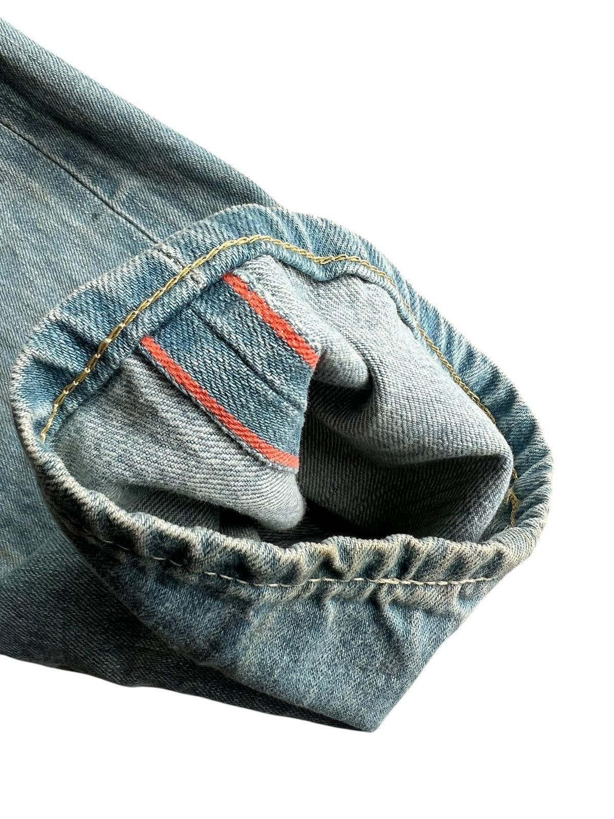 Edwin Edwin 503ST Blue Standard Dirty Mud Denim Selvedge Jeans Size US 29 - 13 Thumbnail