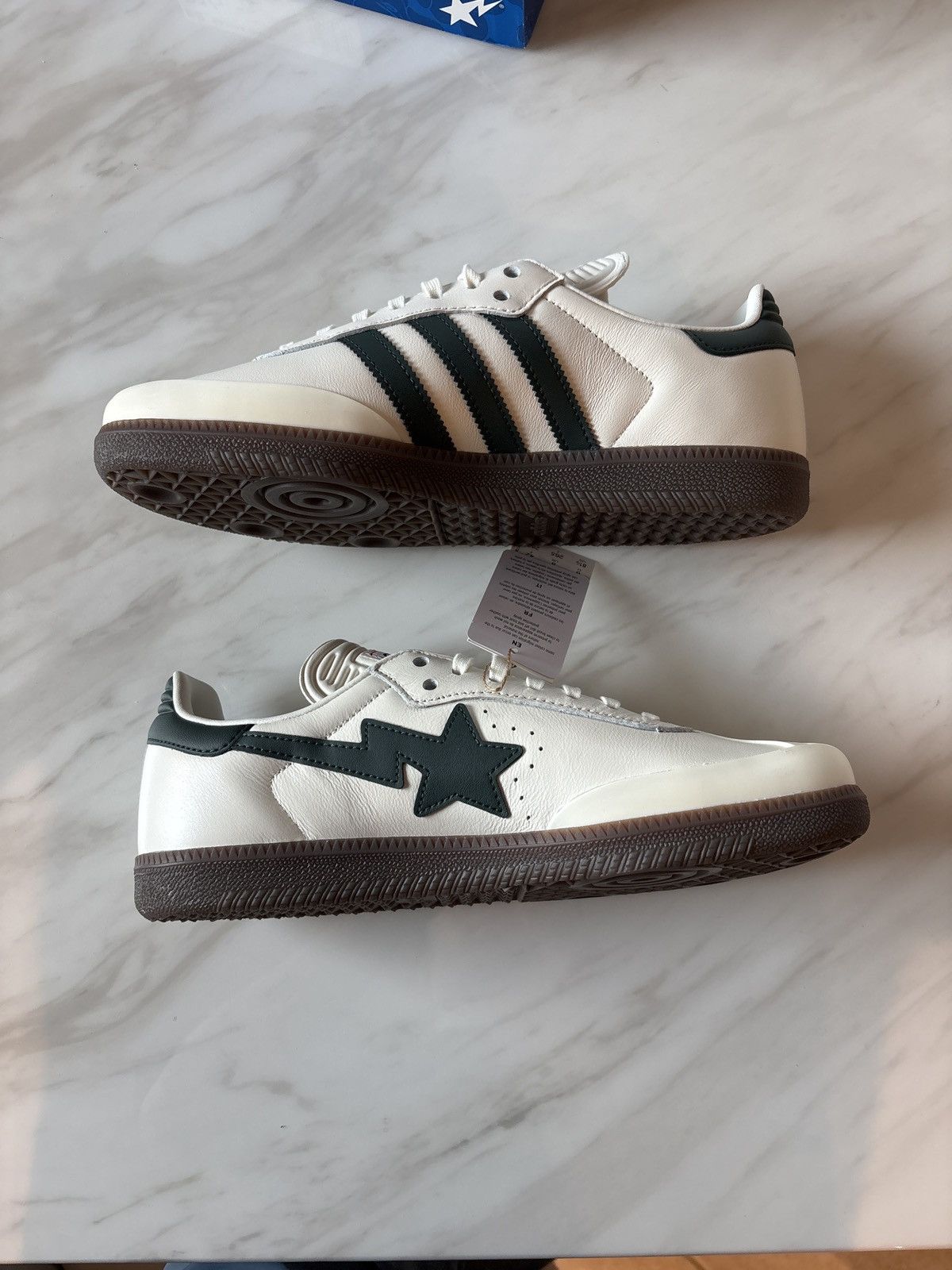Adidas Adidas Samba Bape World Cup White Forest Size US 8.5 / EU 41-42 - 3 Thumbnail