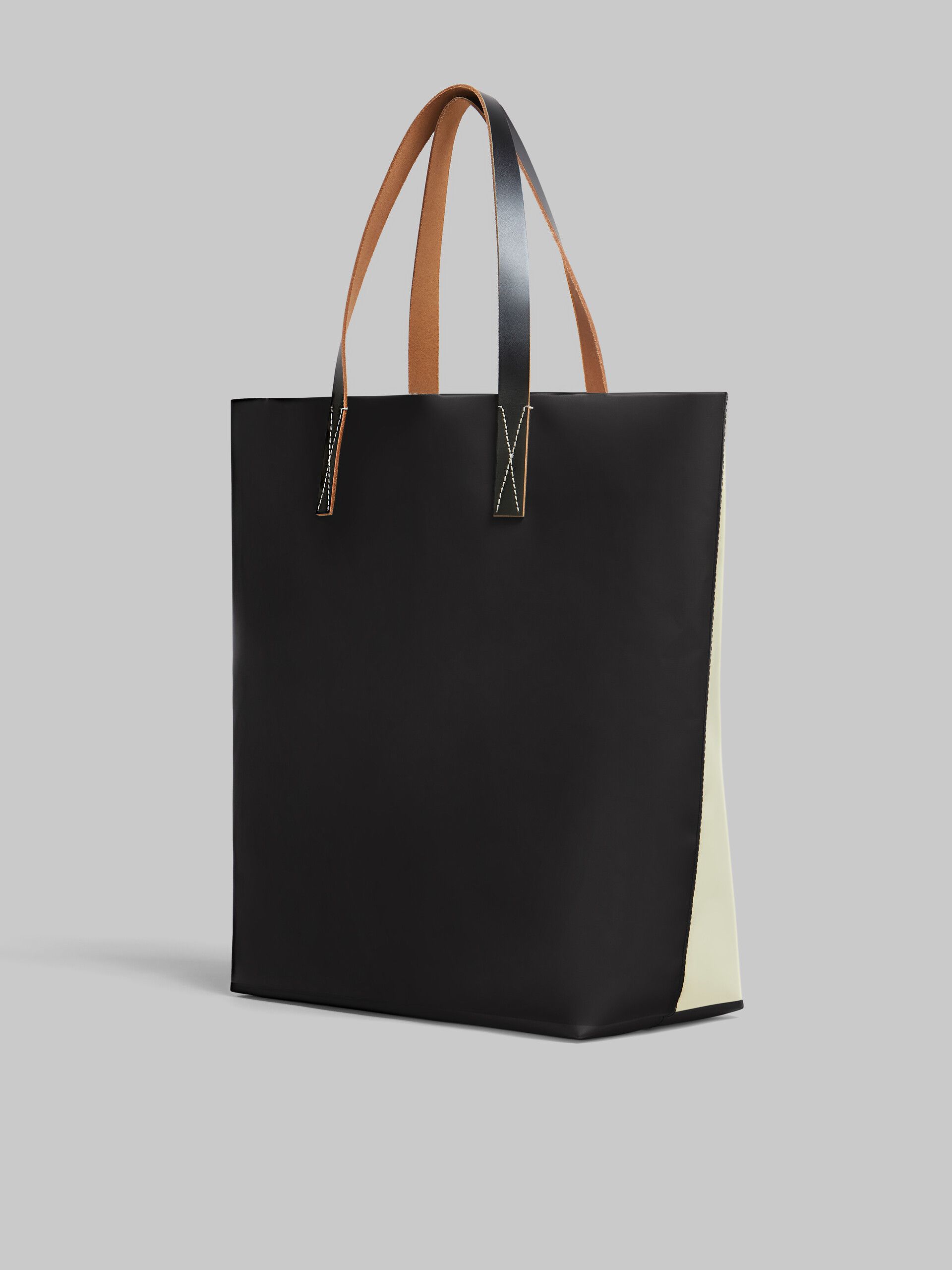 Marni o1s22i1n0924 Size: OS / Tribeca Tote Bag in White/Black Size ONE SIZE - 3 Thumbnail